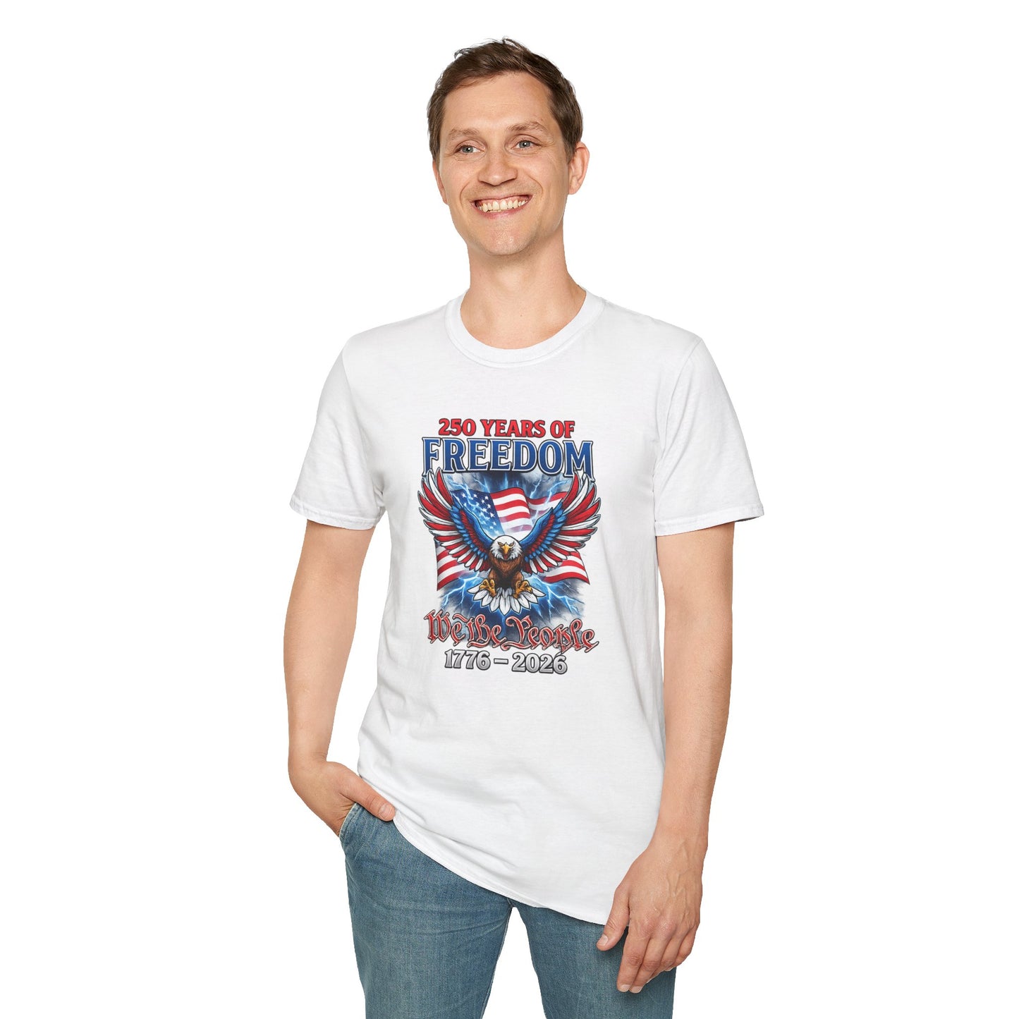 #250 250 Years of Freedom 1776–2026 Eagle T-Shirt