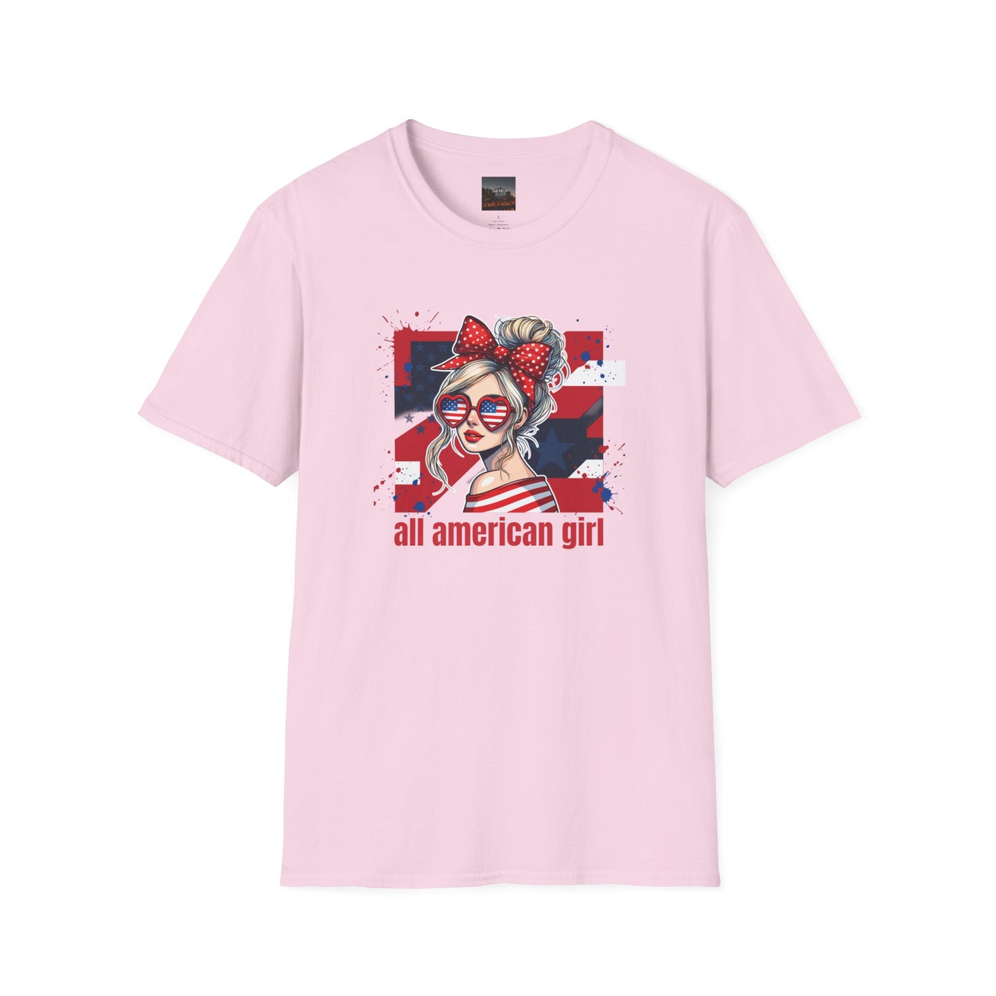 #250 All American Girl Patriotic T-Shirt