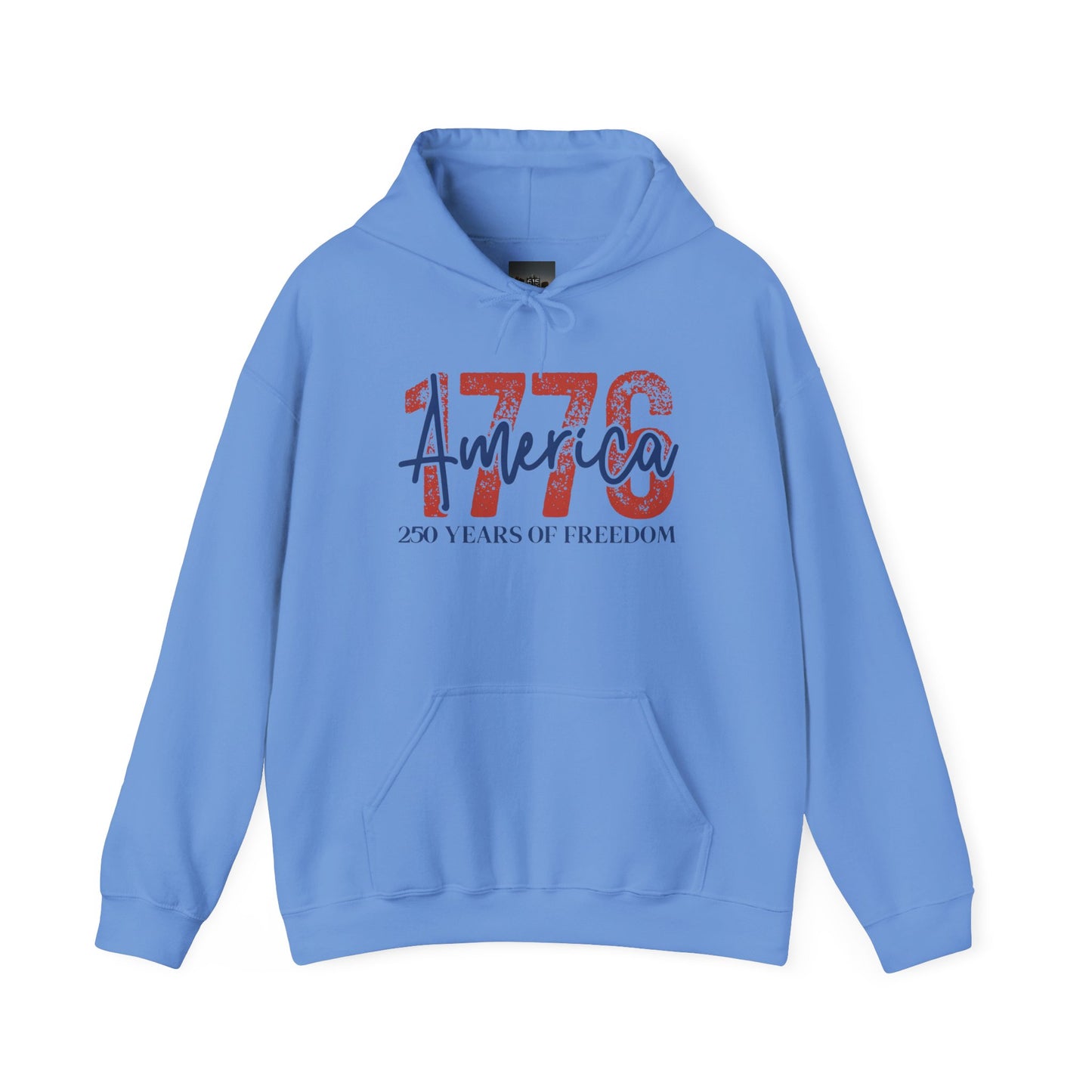 #250 1776 America: 250 Years of Freedom' Patriotic Independence Day Hoodie