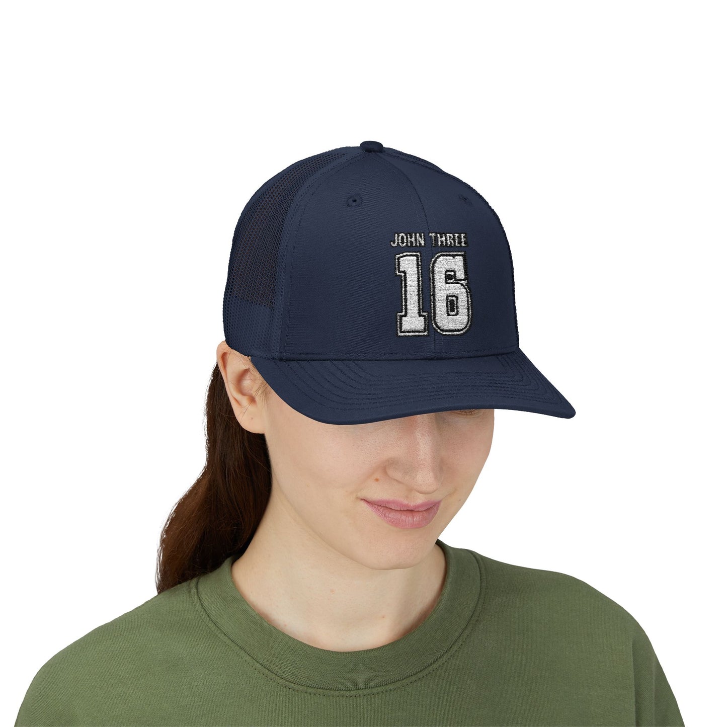 John Three 16 Vintage Varsity Trucker Cap