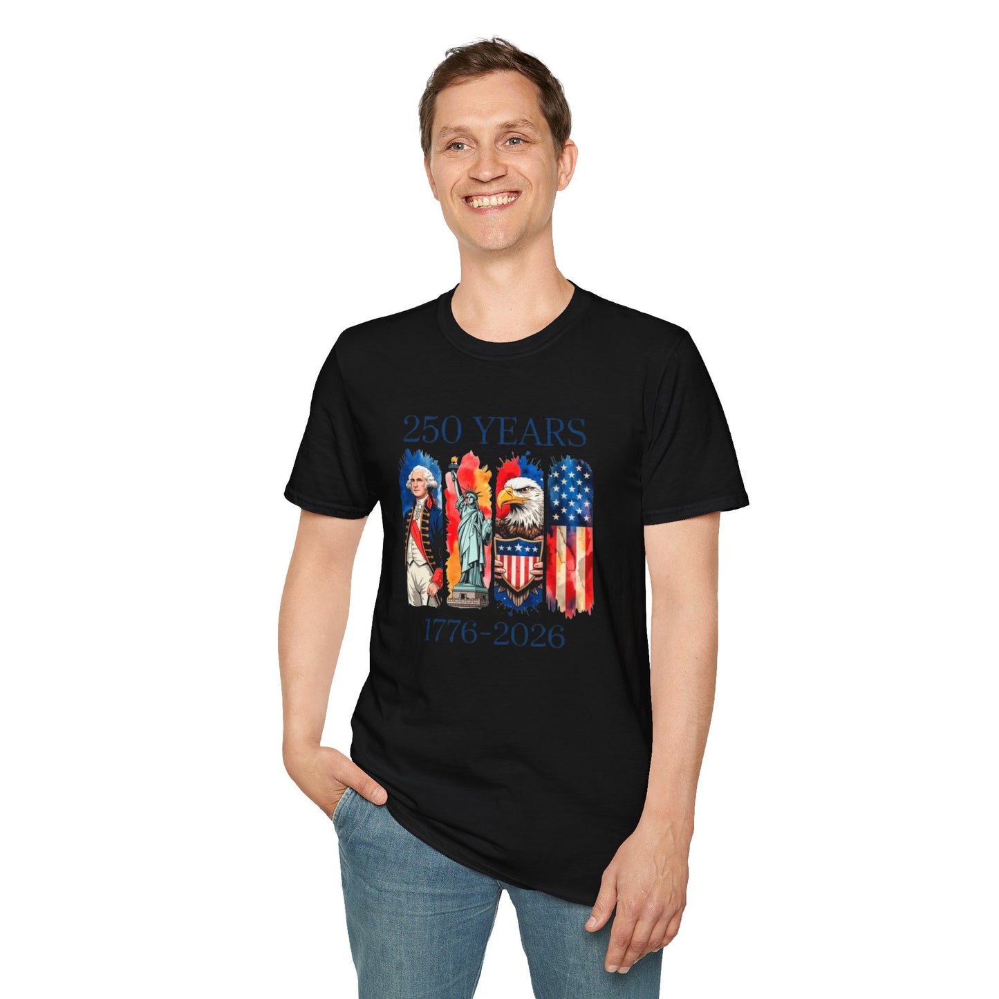 #250 250 Years American History Celebration 1776–2026 Patriotic T-Shirt