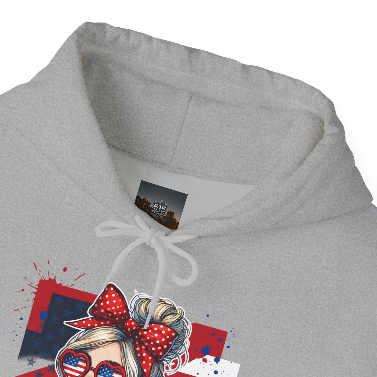 #250 All American Girl Patriotic Hoodie
