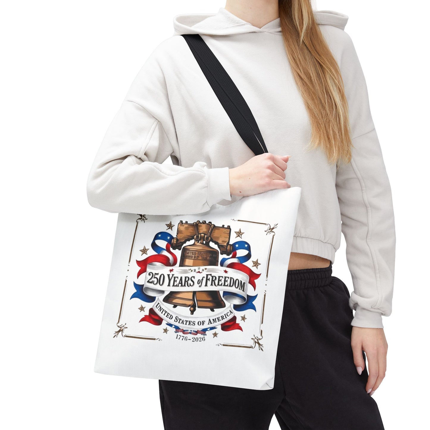 #250 250 Years of Freedom Liberty Bell Tote Bag