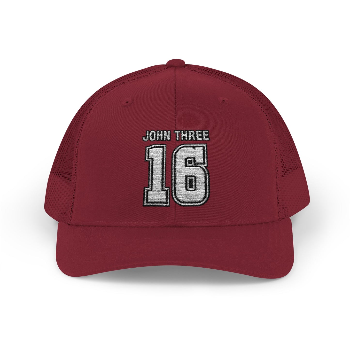 John Three 16 Vintage Varsity Trucker Cap