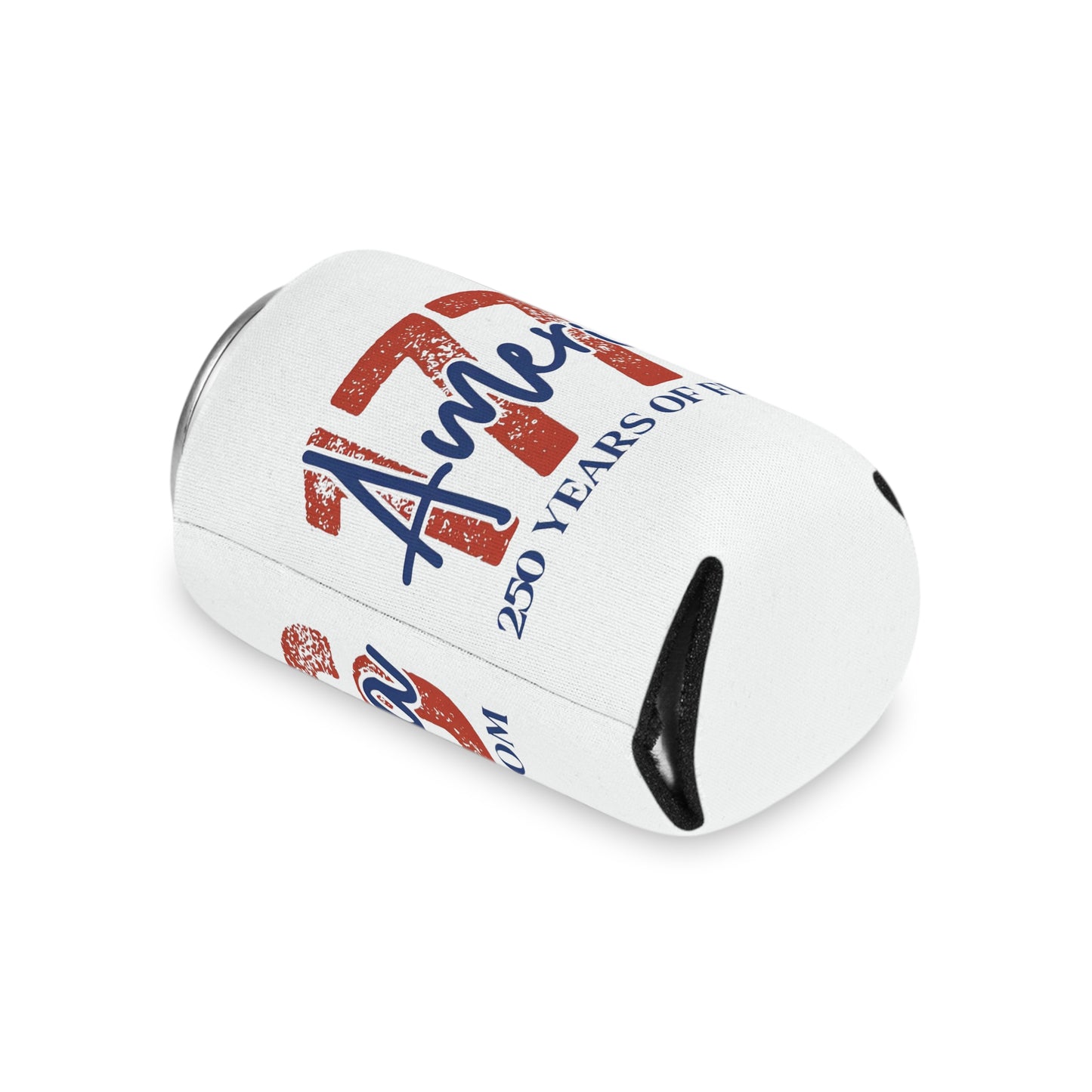 #250 1776 America: 250 Years of Freedom' Patriotic Independence Day Can Cooler - Beverage Koozie