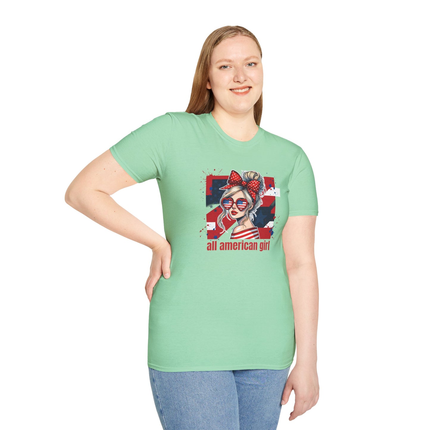 #250 All American Girl Patriotic T-Shirt