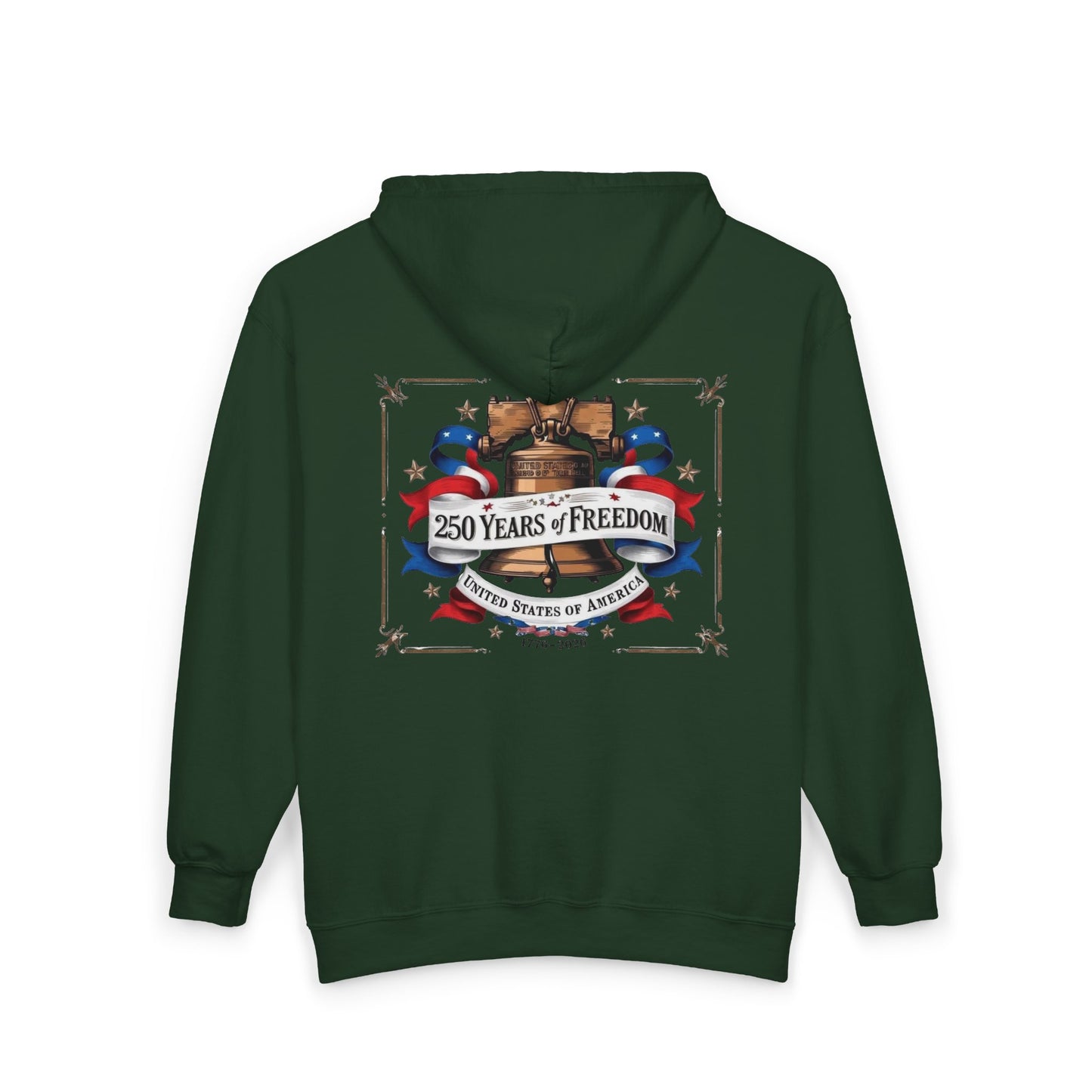 #250 250 Years of Freedom Liberty Bell Zip Hoodie