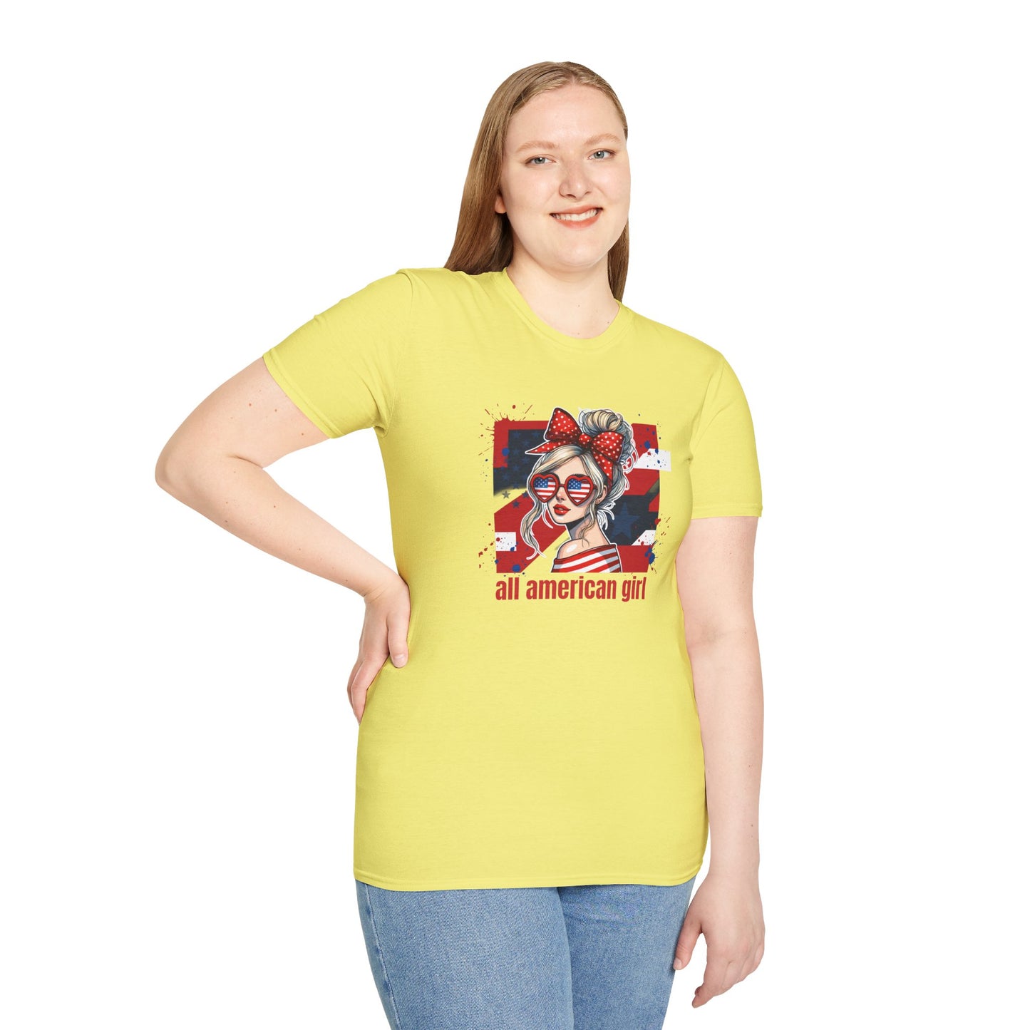 #250 All American Girl Patriotic T-Shirt
