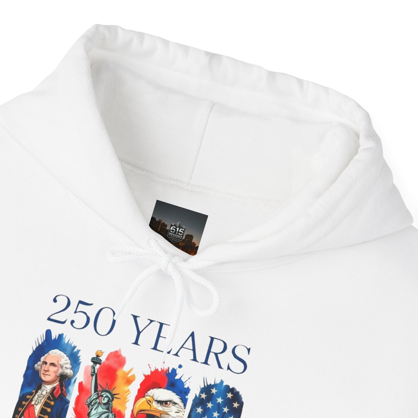 #250 250 Years American History Celebration 1776–2026 Patriotic Hoodie