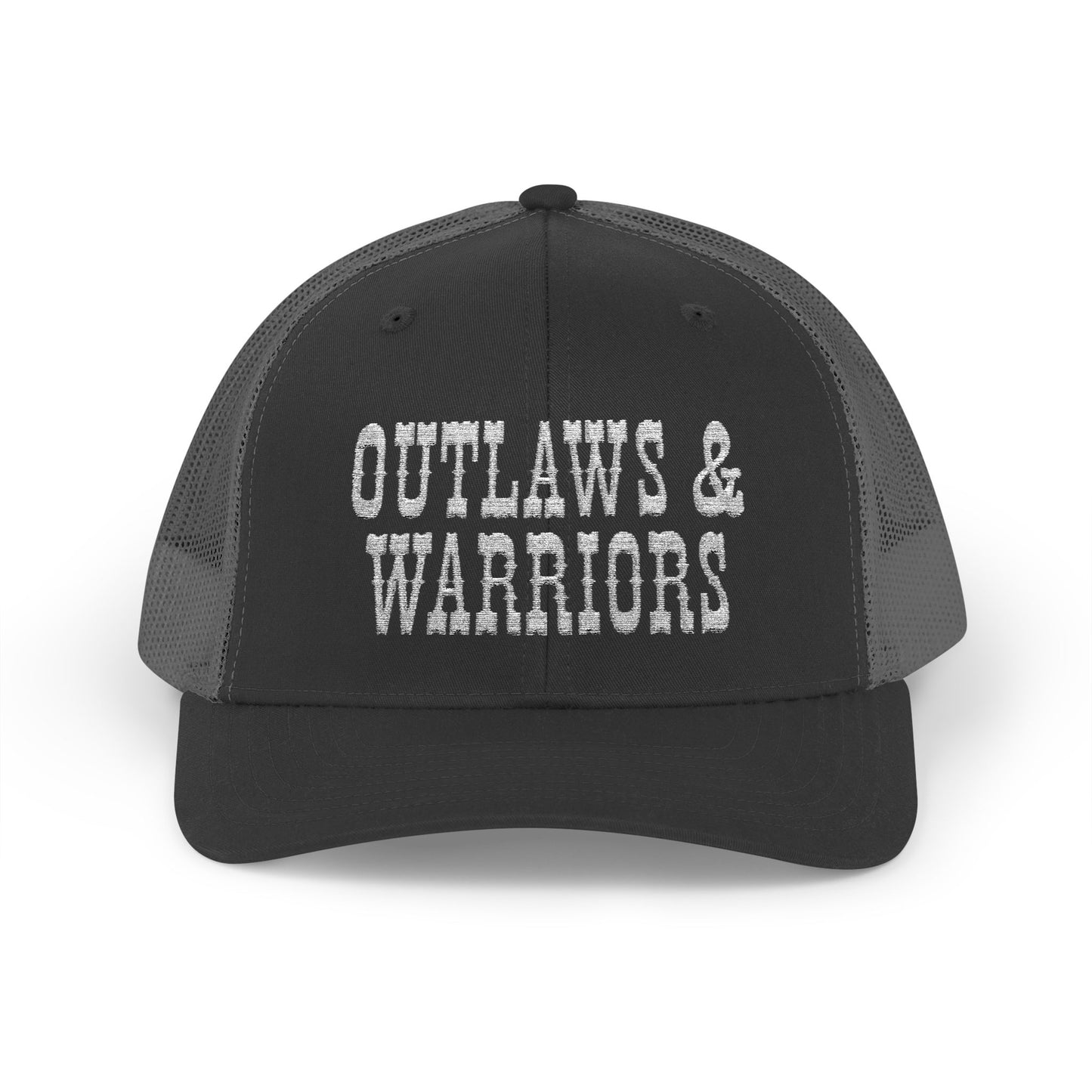 Outlaws & Warriors Snapback Embroidered Trucker Cap