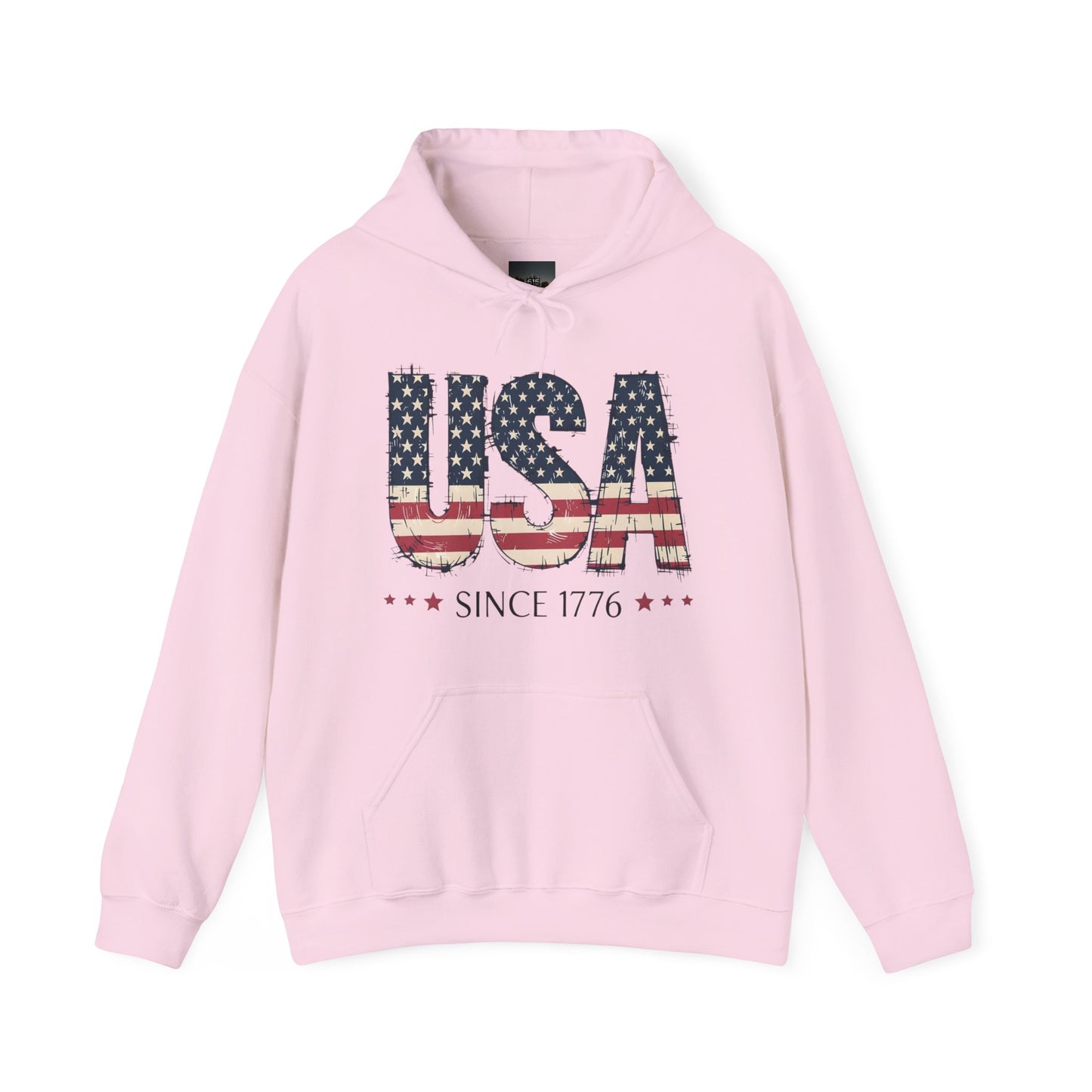 #250 USA Flag "USA Since 1776" Patriotic Hoodie