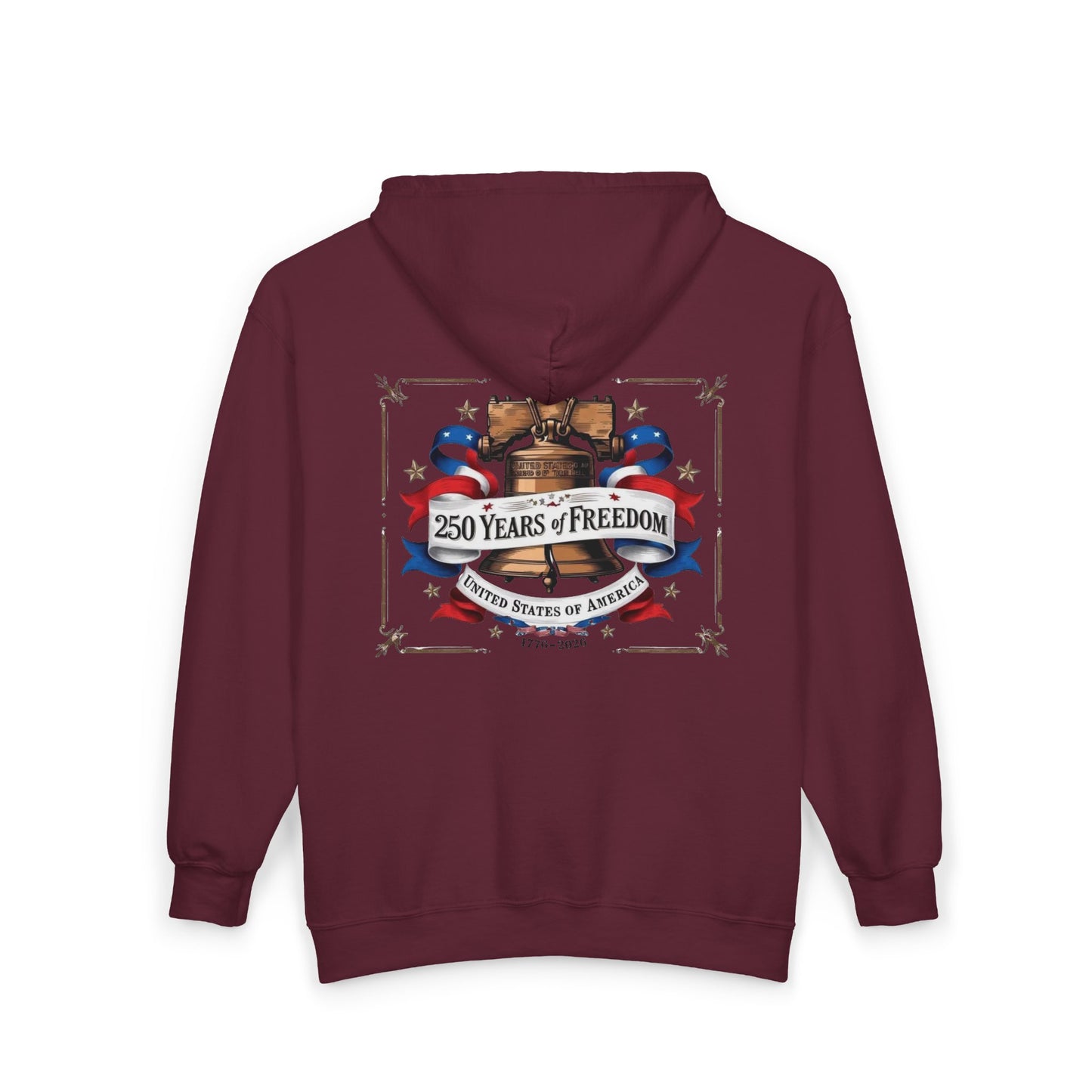#250 250 Years of Freedom Liberty Bell Zip Hoodie