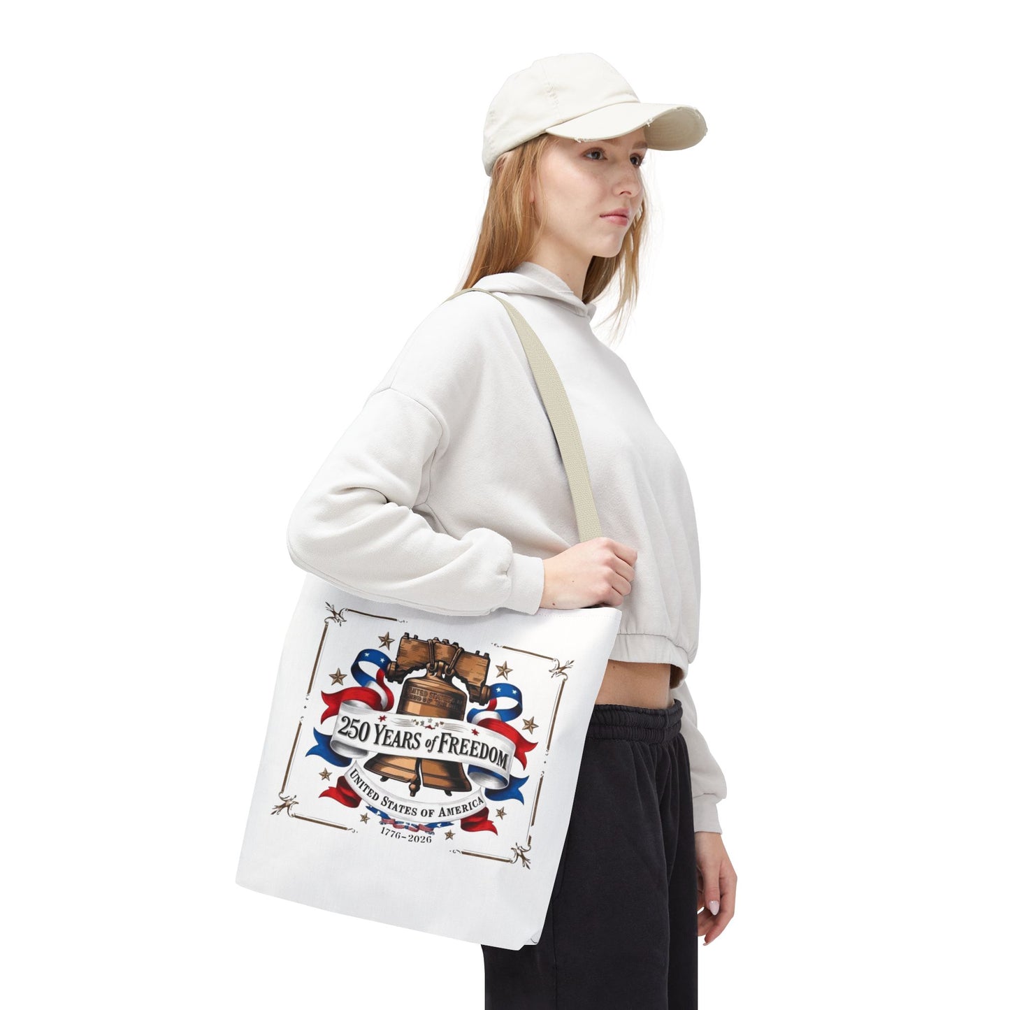 #250 250 Years of Freedom Liberty Bell Tote Bag