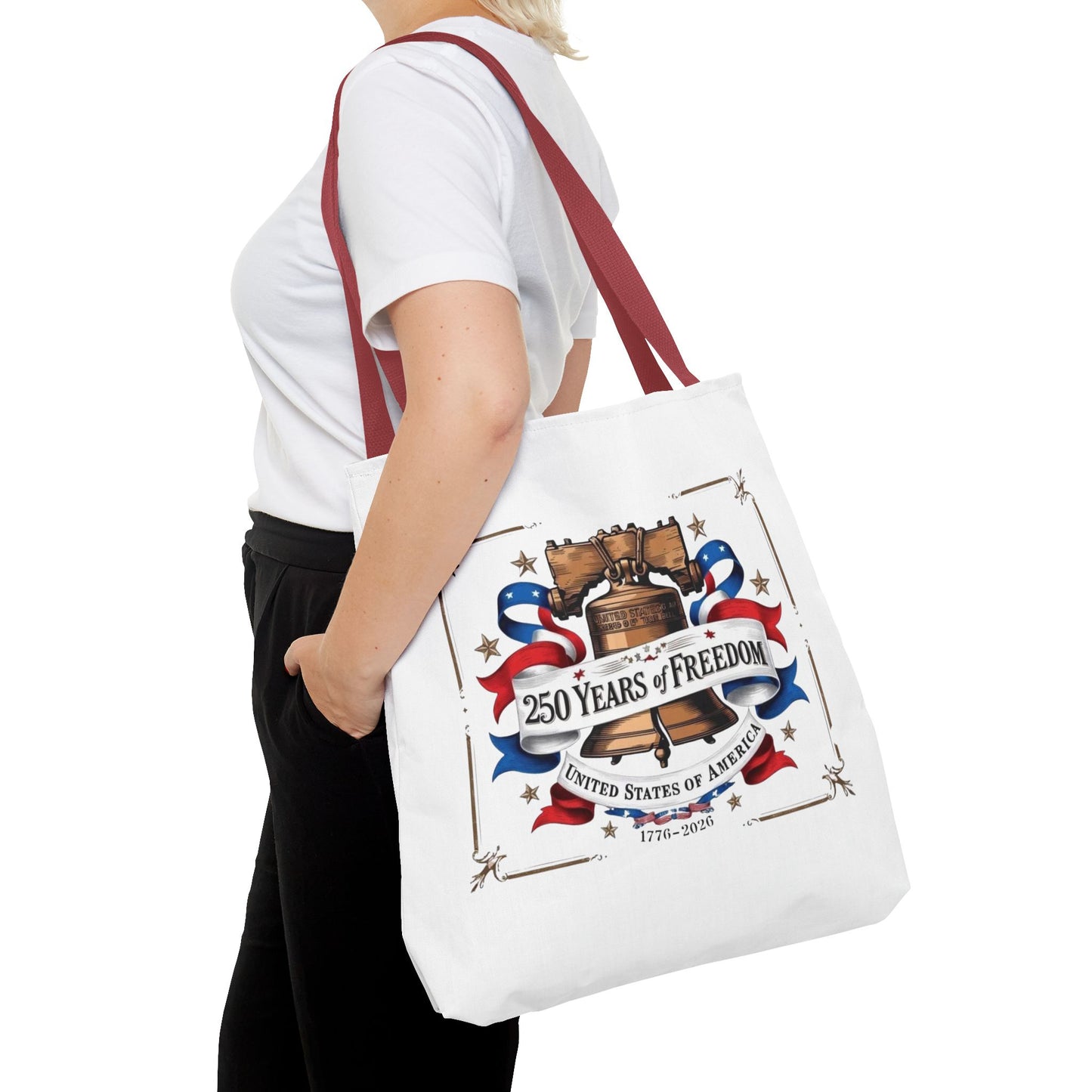 #250 250 Years of Freedom Liberty Bell Tote Bag