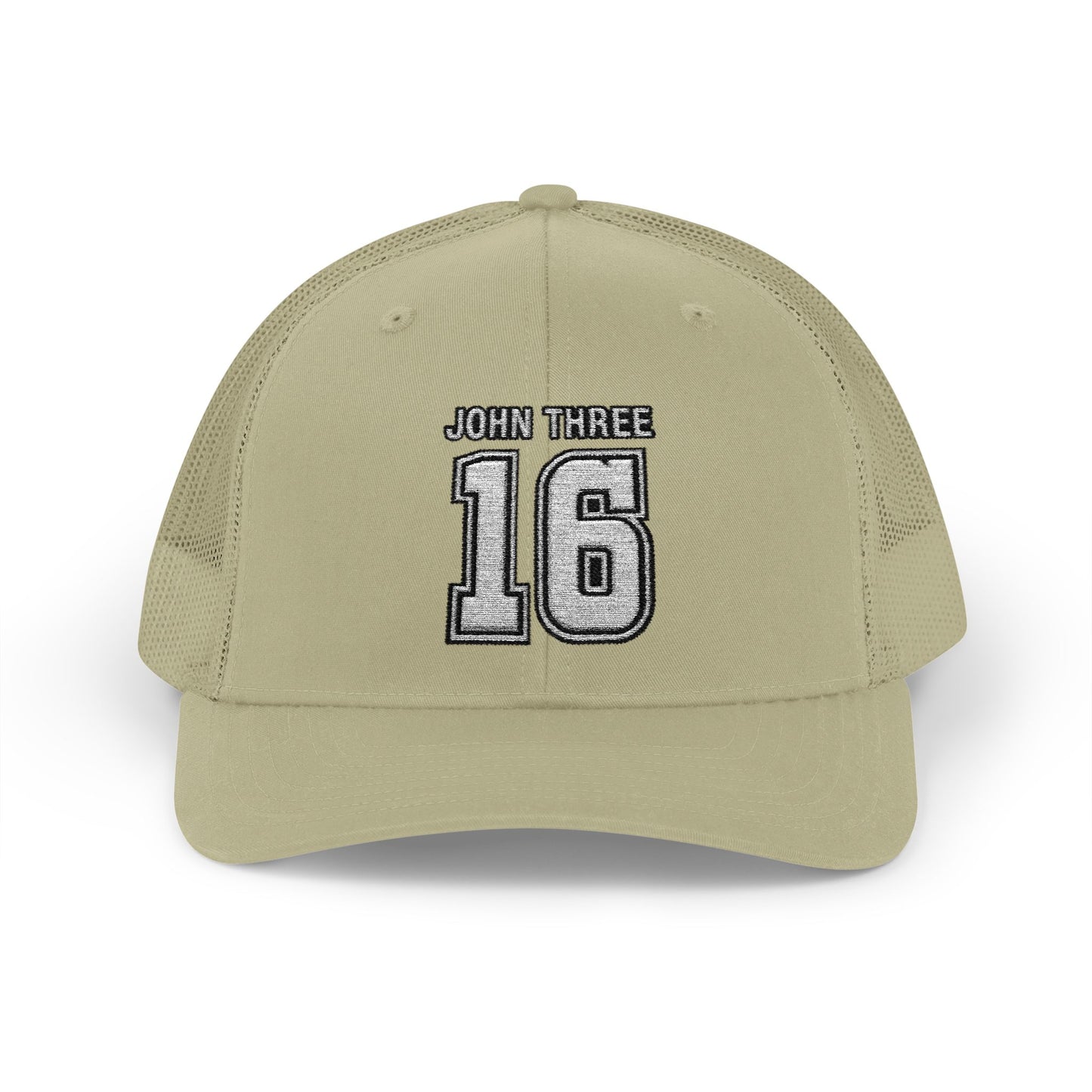 John Three 16 Vintage Varsity Trucker Cap
