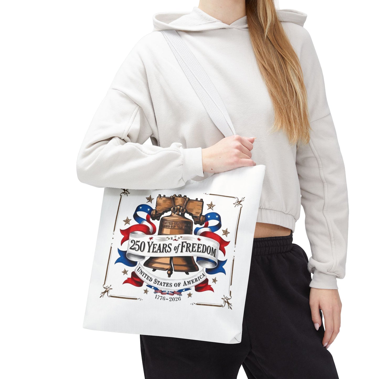 #250 250 Years of Freedom Liberty Bell Tote Bag