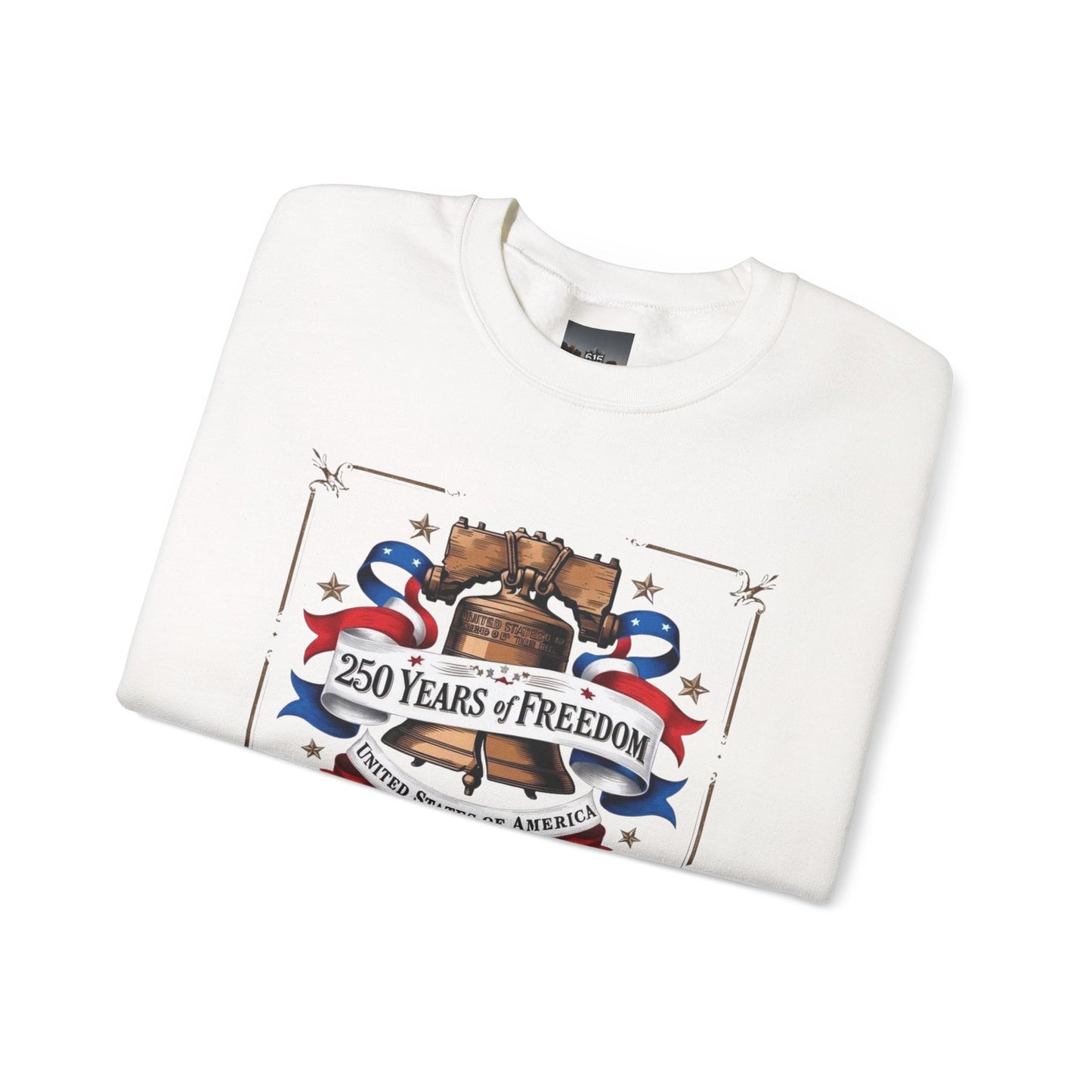 #250 250 Years of Freedom Liberty Bell Crewneck Sweatshirt