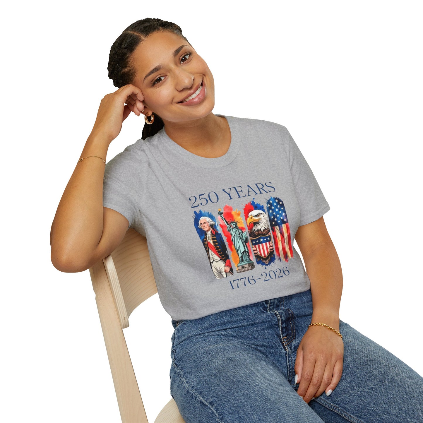 #250 250 Years American History Celebration 1776–2026 Patriotic T-Shirt