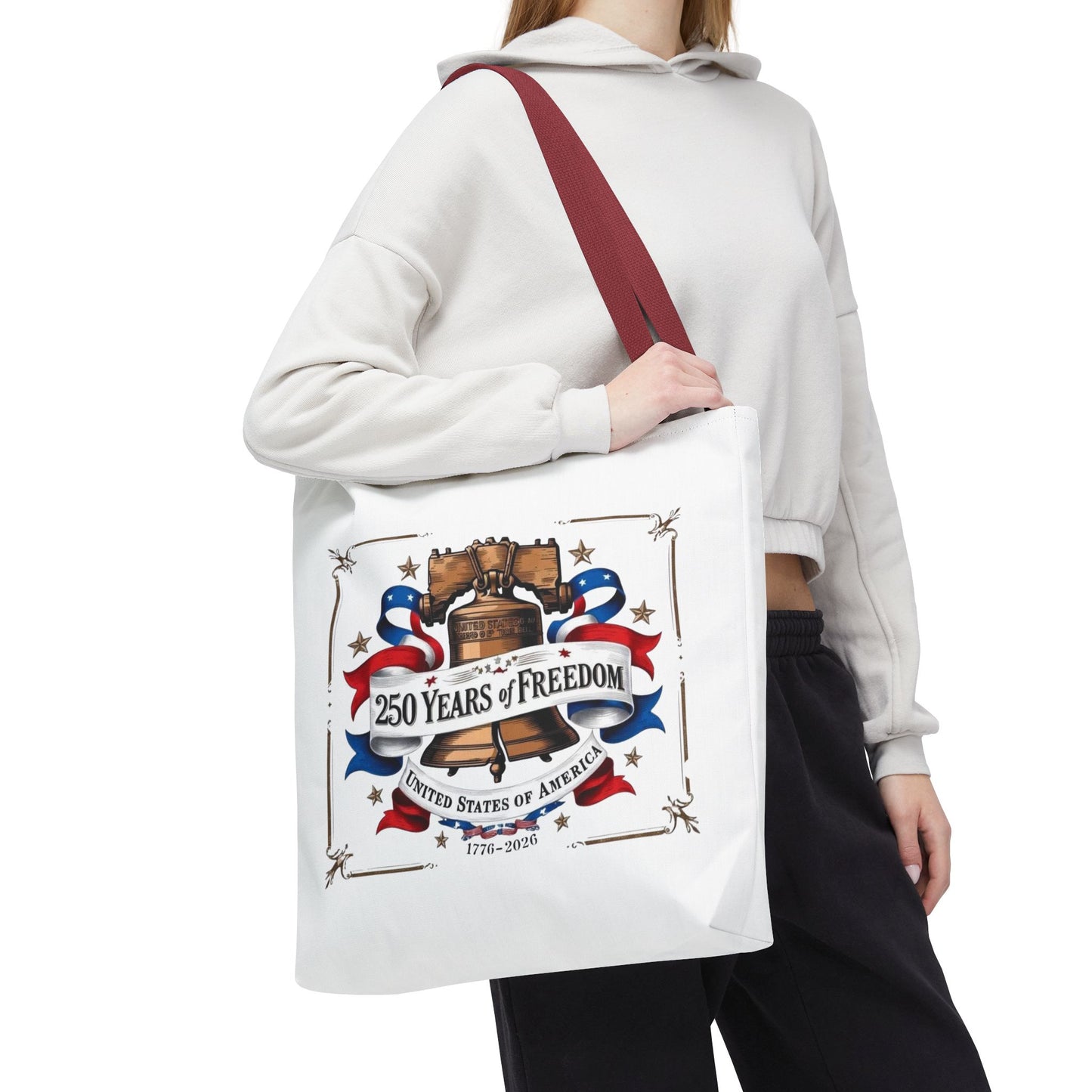 #250 250 Years of Freedom Liberty Bell Tote Bag