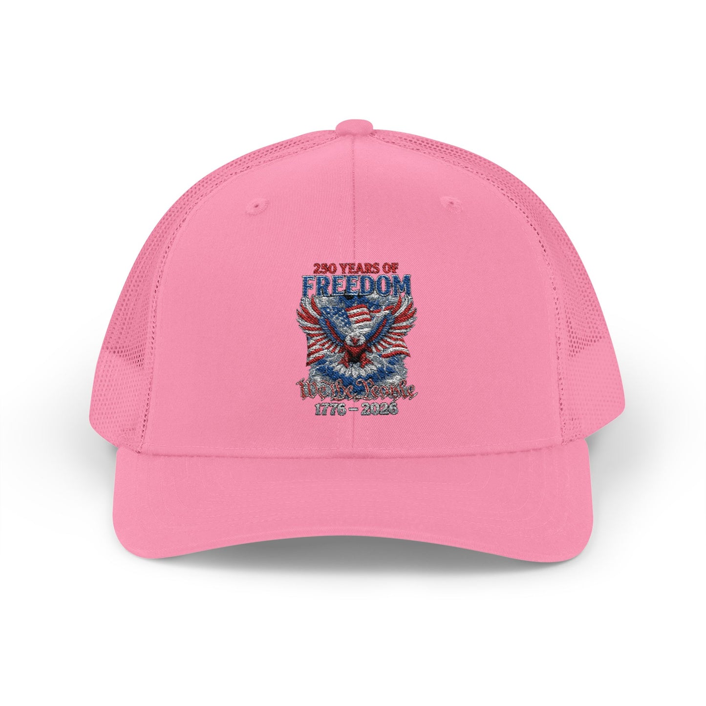 #250 250 Years of Freedom 1776–2026 Eagle Snapback Trucker Cap