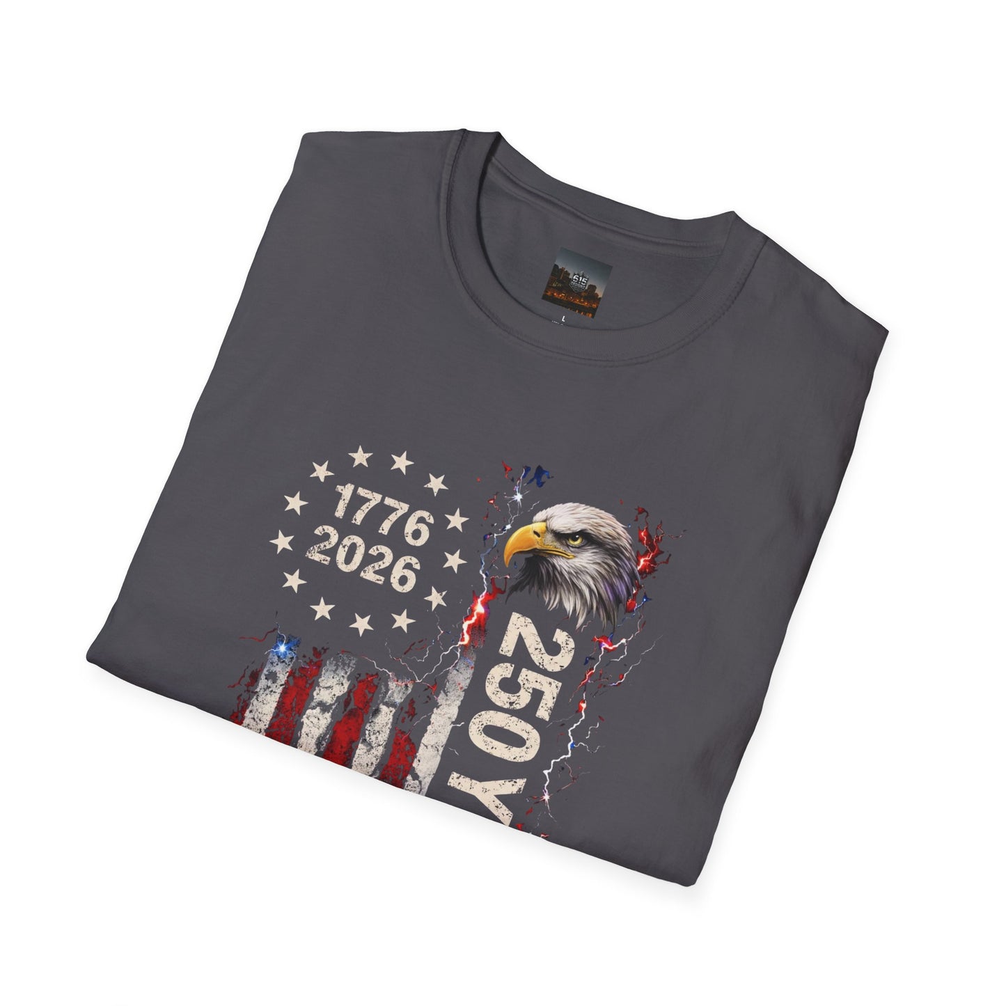 #250 1776-2026 250 Years USA Bicentennial Eagle T-Shirt