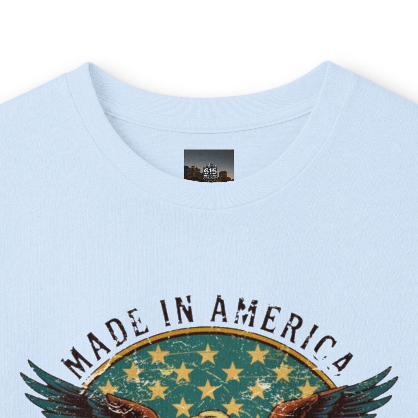 #250 Made in America Eagle 250th Anniversary Patriotic Long Sleeve Tee
