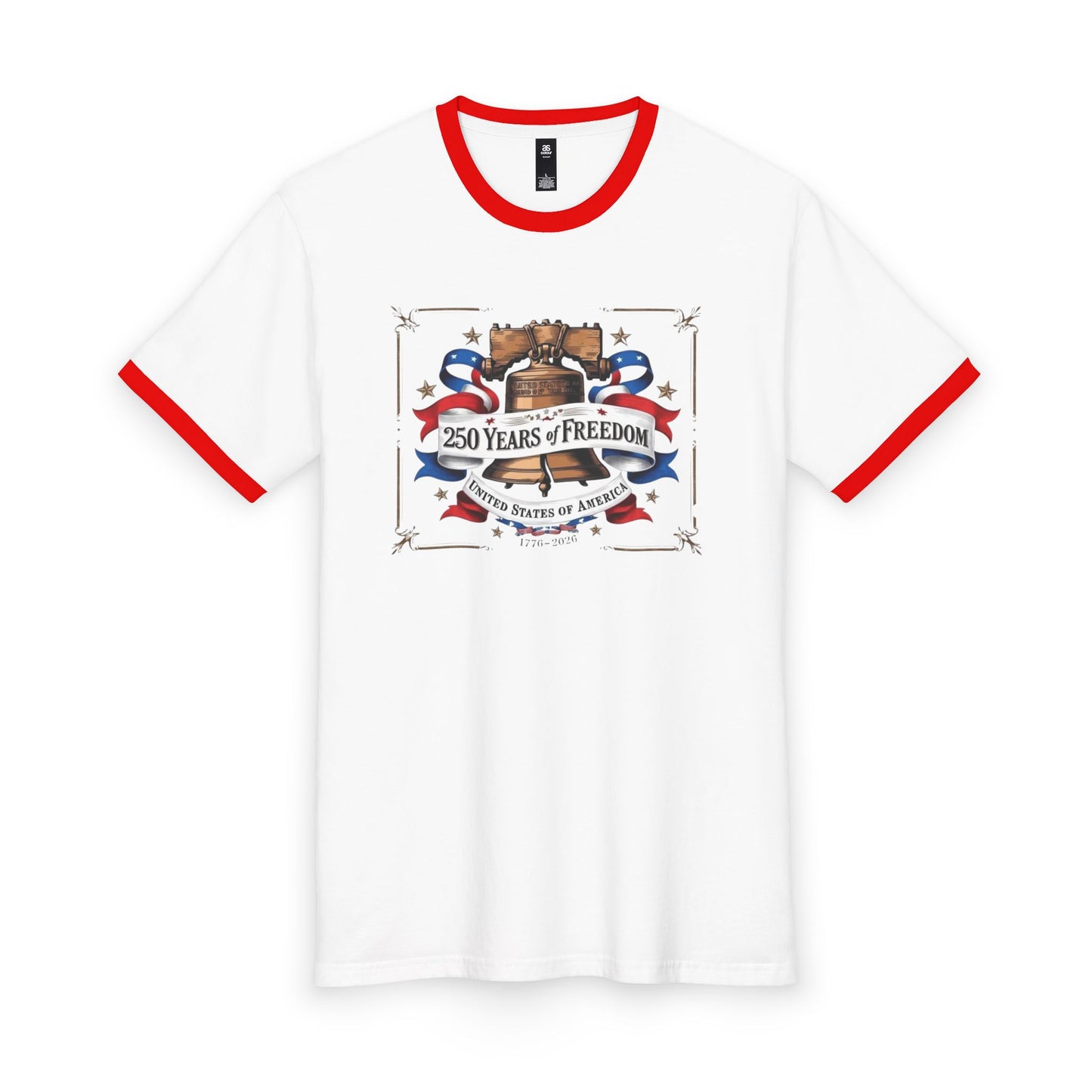 #250 250 Years of Freedom Liberty Bell Ringer Tee