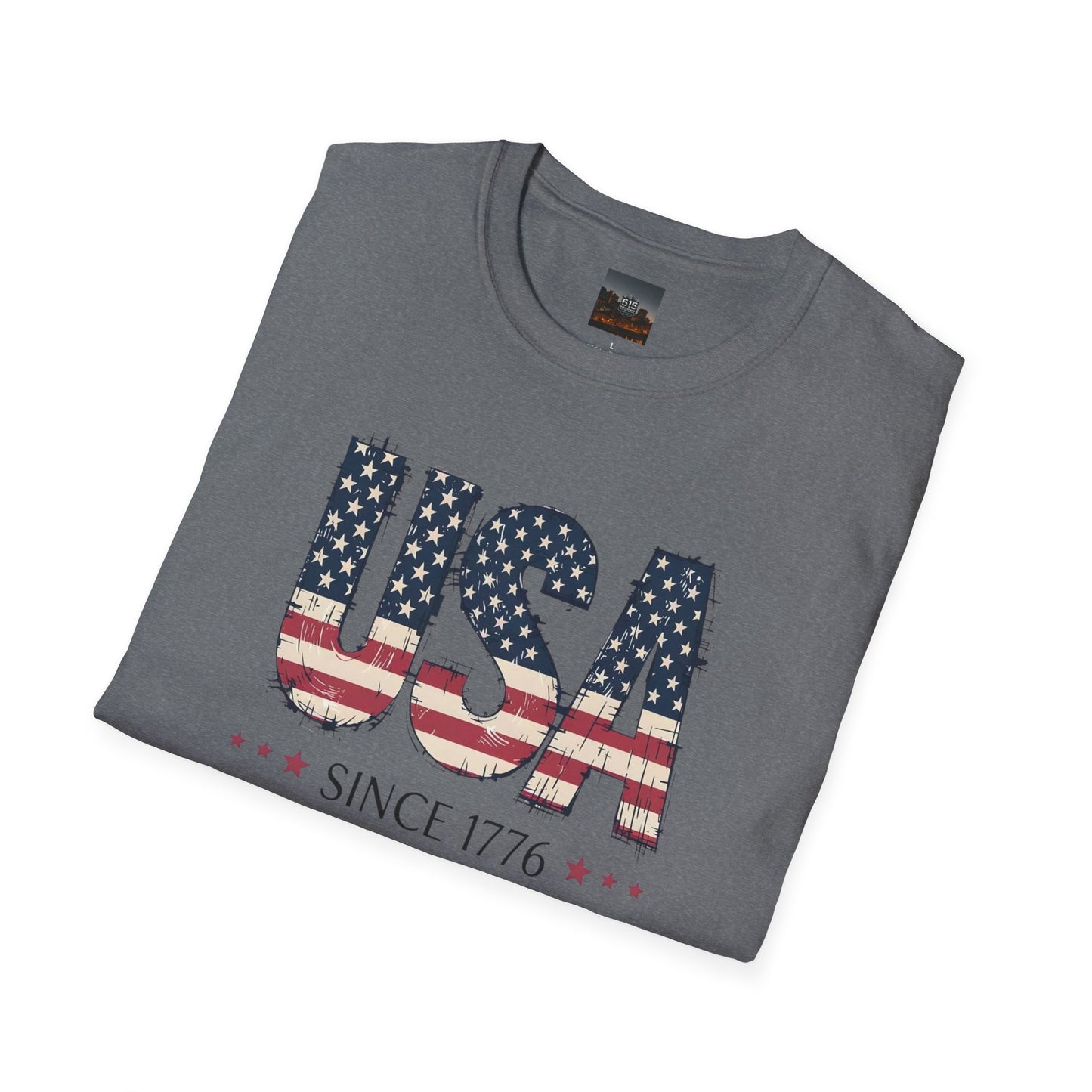 #250 USA Flag "USA Since 1776" Patriotic T-Shirt