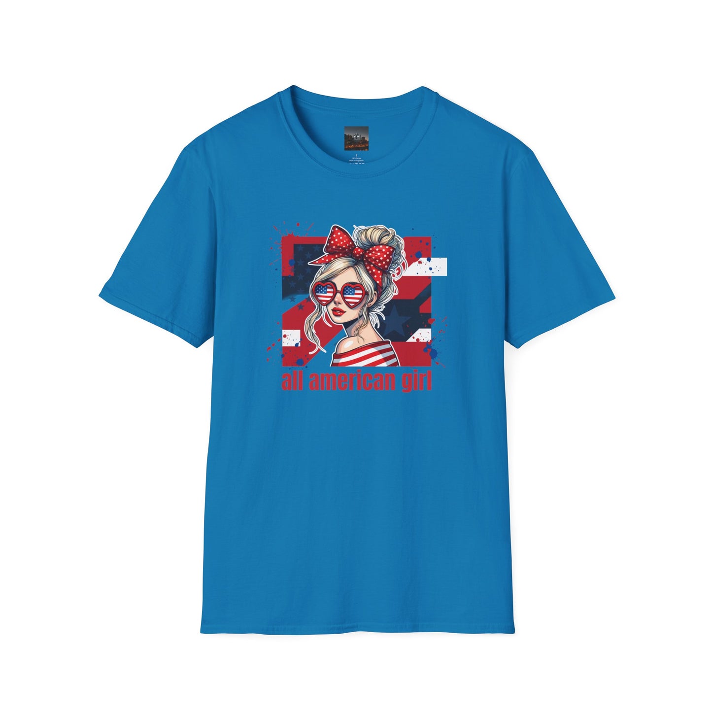 #250 All American Girl Patriotic T-Shirt