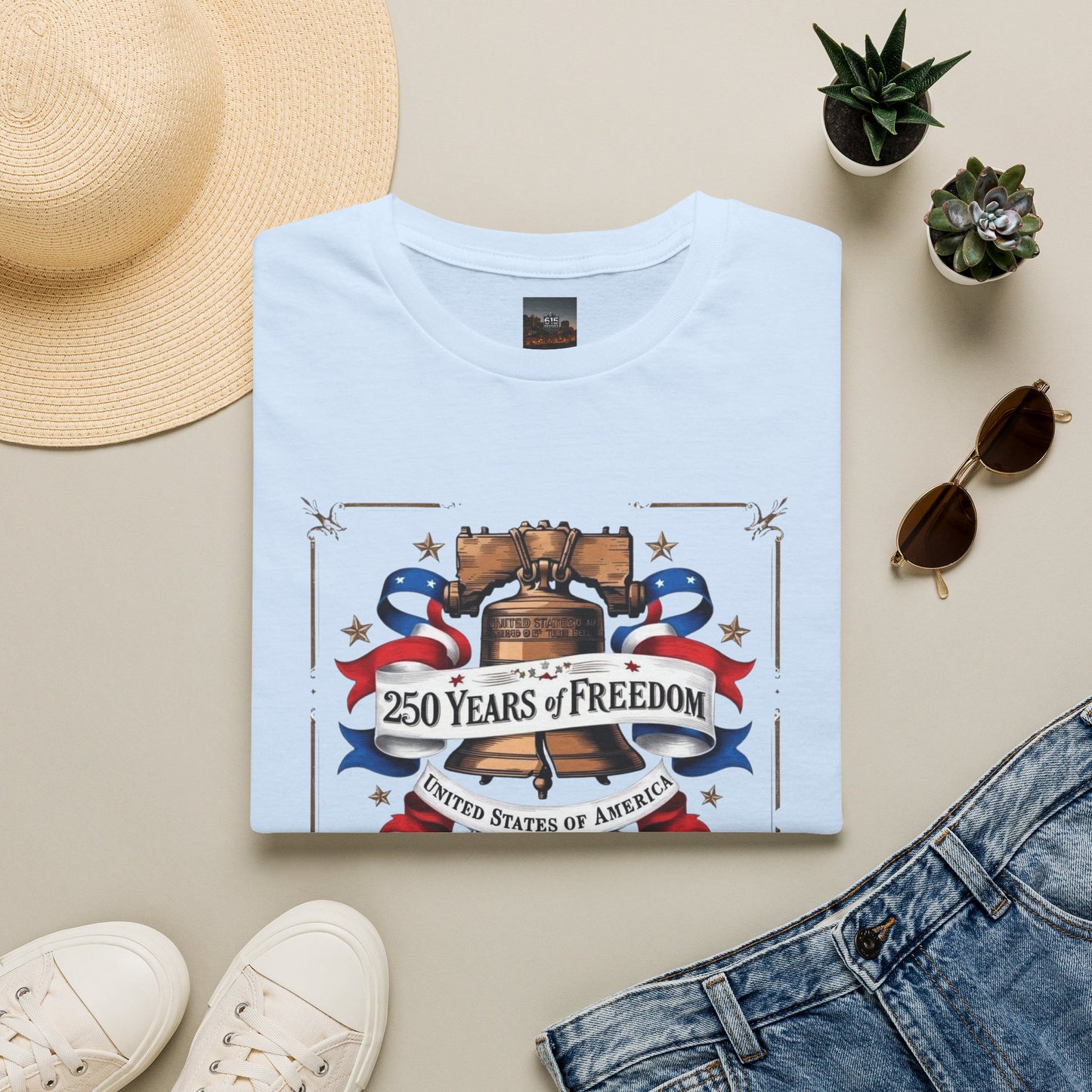 #250 250 Years of Freedom Liberty Bell Tee