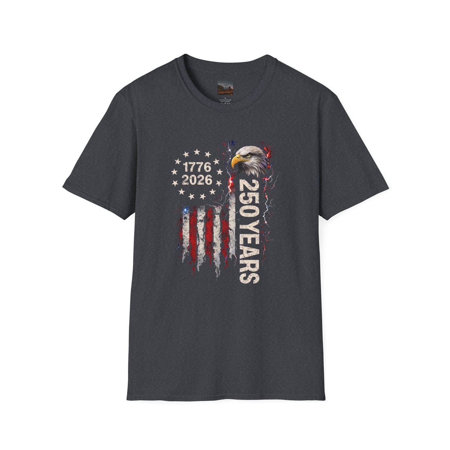 #250 1776-2026 250 Years USA Bicentennial Eagle T-Shirt