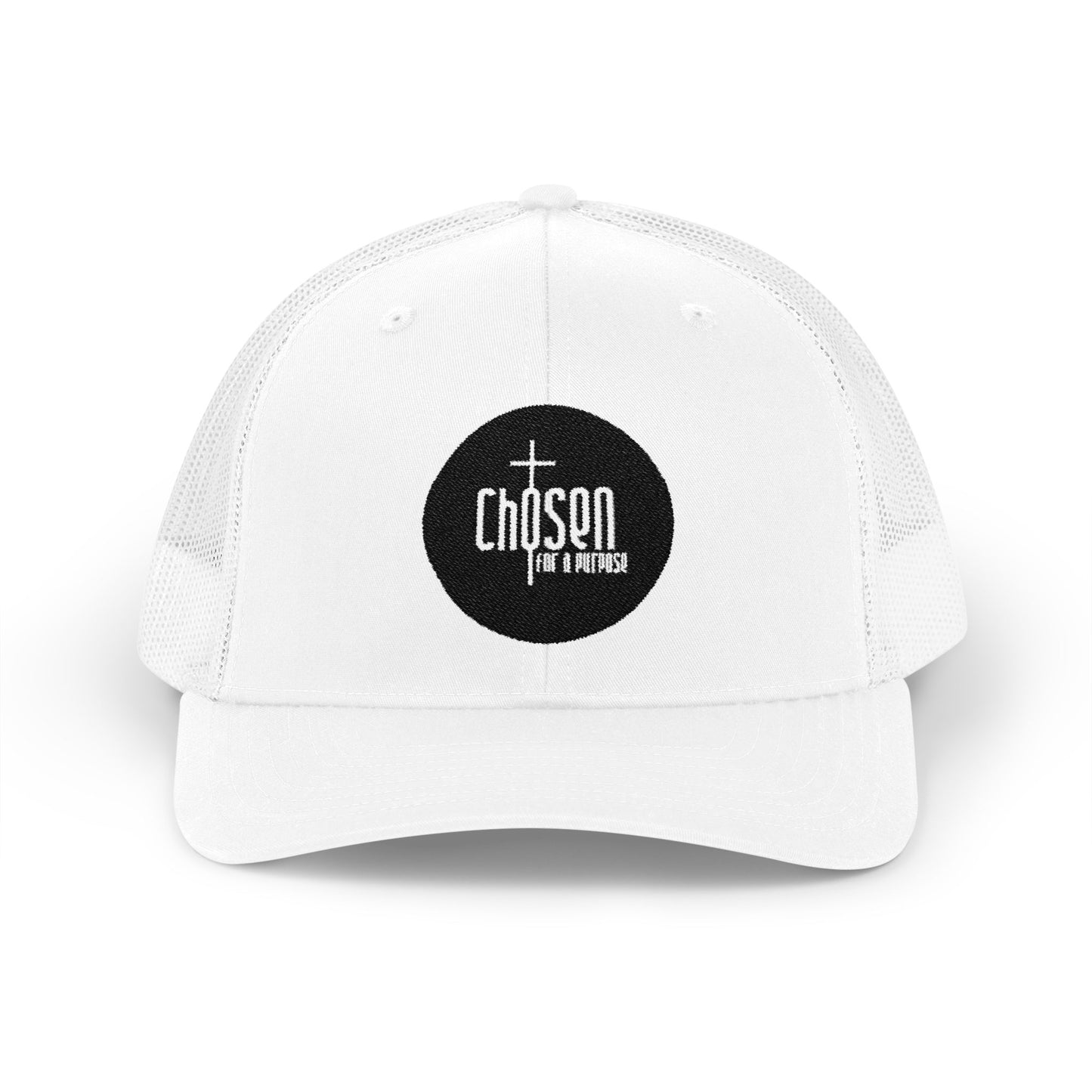 Chosen for a Purpose Trucker Cap — Embroidered Christian Snapback Hat