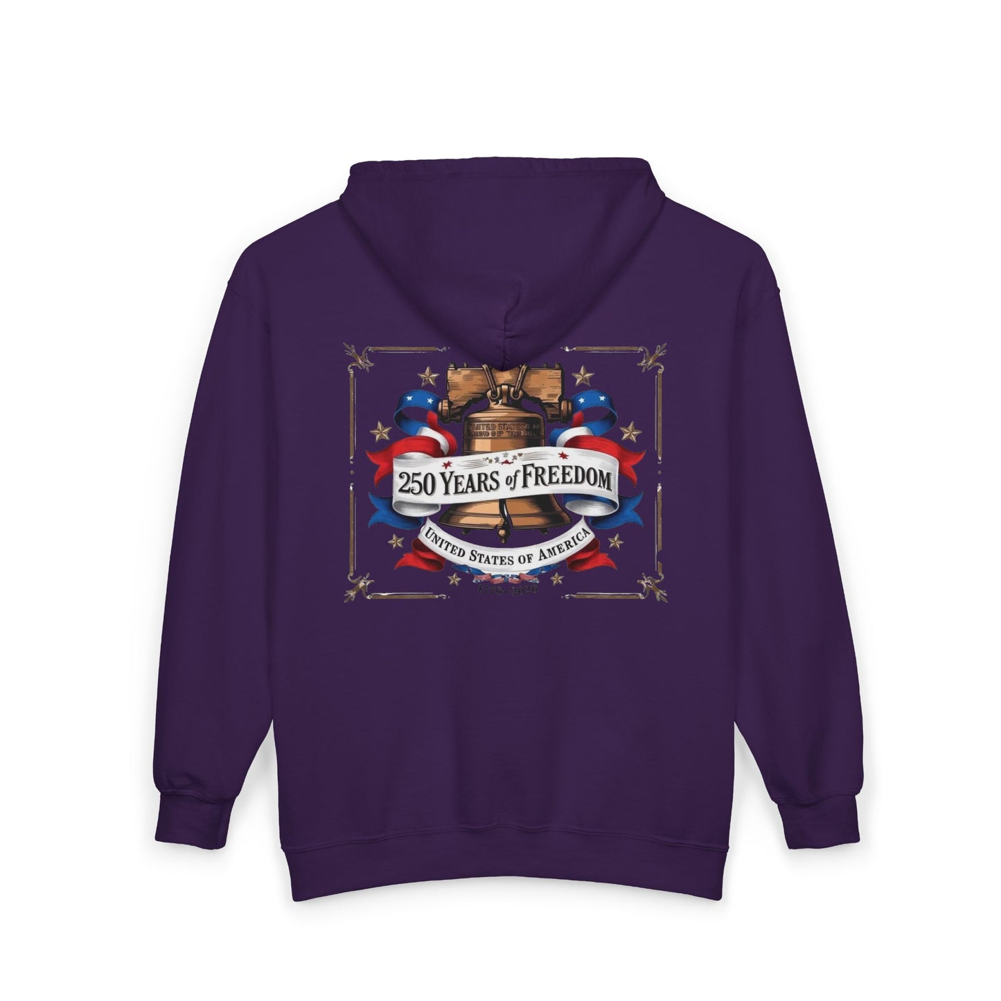 #250 250 Years of Freedom Liberty Bell Zip Hoodie