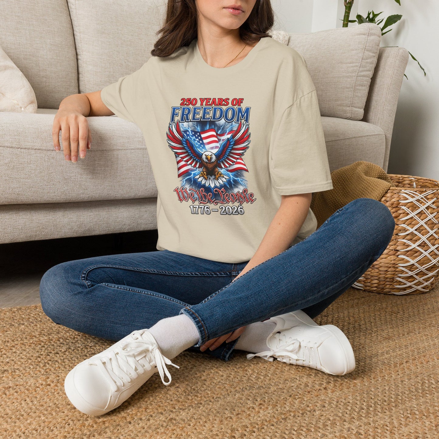 #250 250 Years of Freedom 1776–2026 Eagle T-Shirt