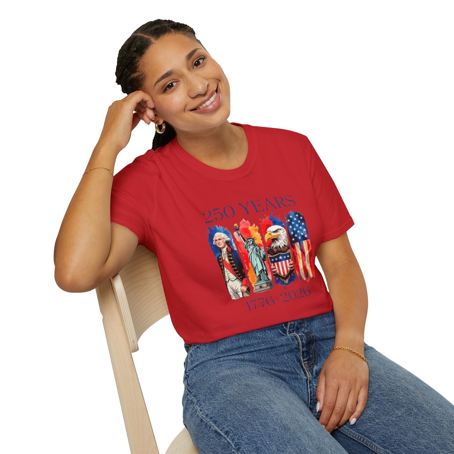 #250 250 Years American History Celebration 1776–2026 Patriotic T-Shirt