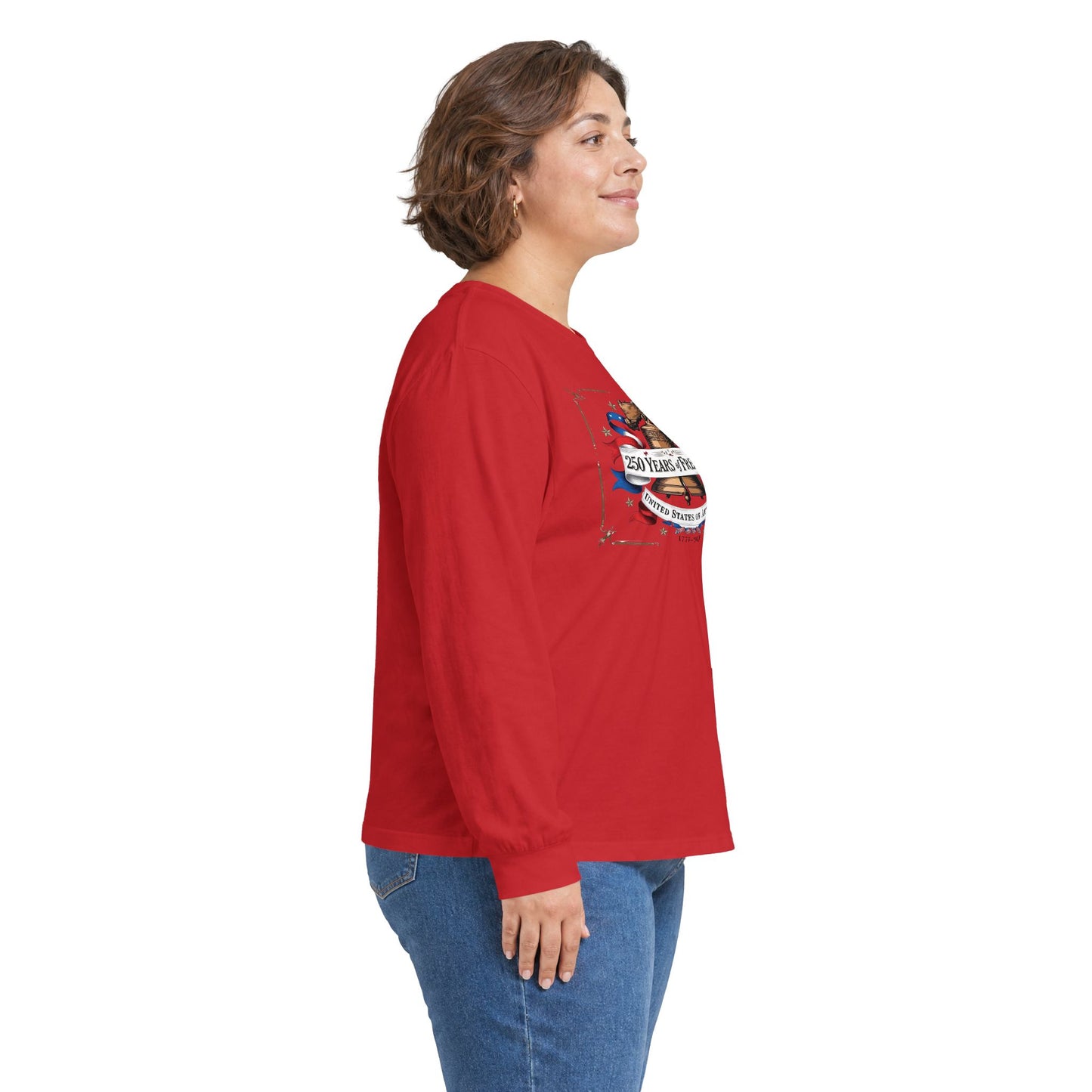 #250 250 Years of Freedom Liberty Bell Long Sleeve Tee