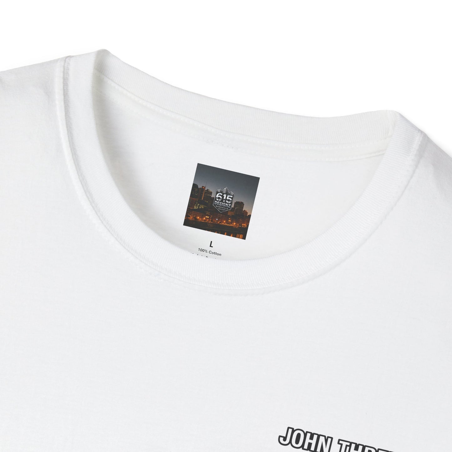 John Three 16 Chest and Back Jersey Print with Scripture Tee