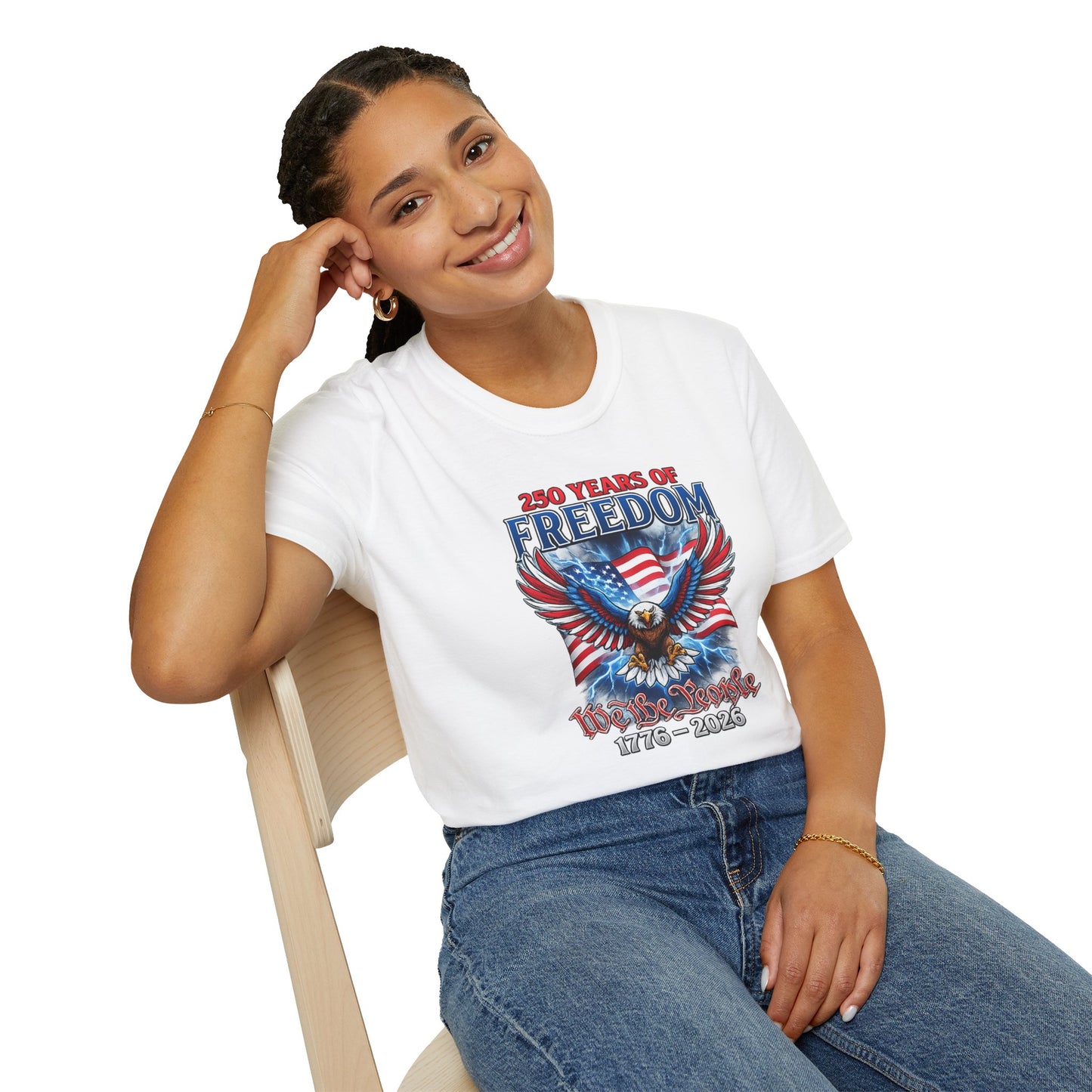 #250 250 Years of Freedom 1776–2026 Eagle T-Shirt