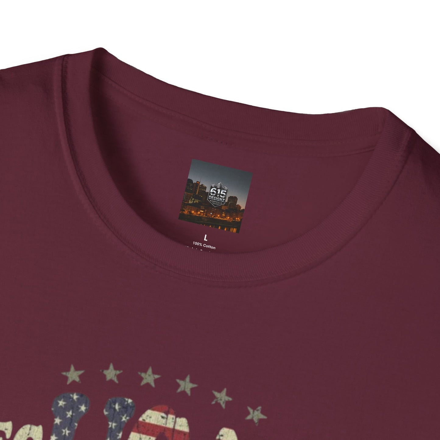 JesUSAves Patriotic T-Shirt — American Flag Christian Faith Tee