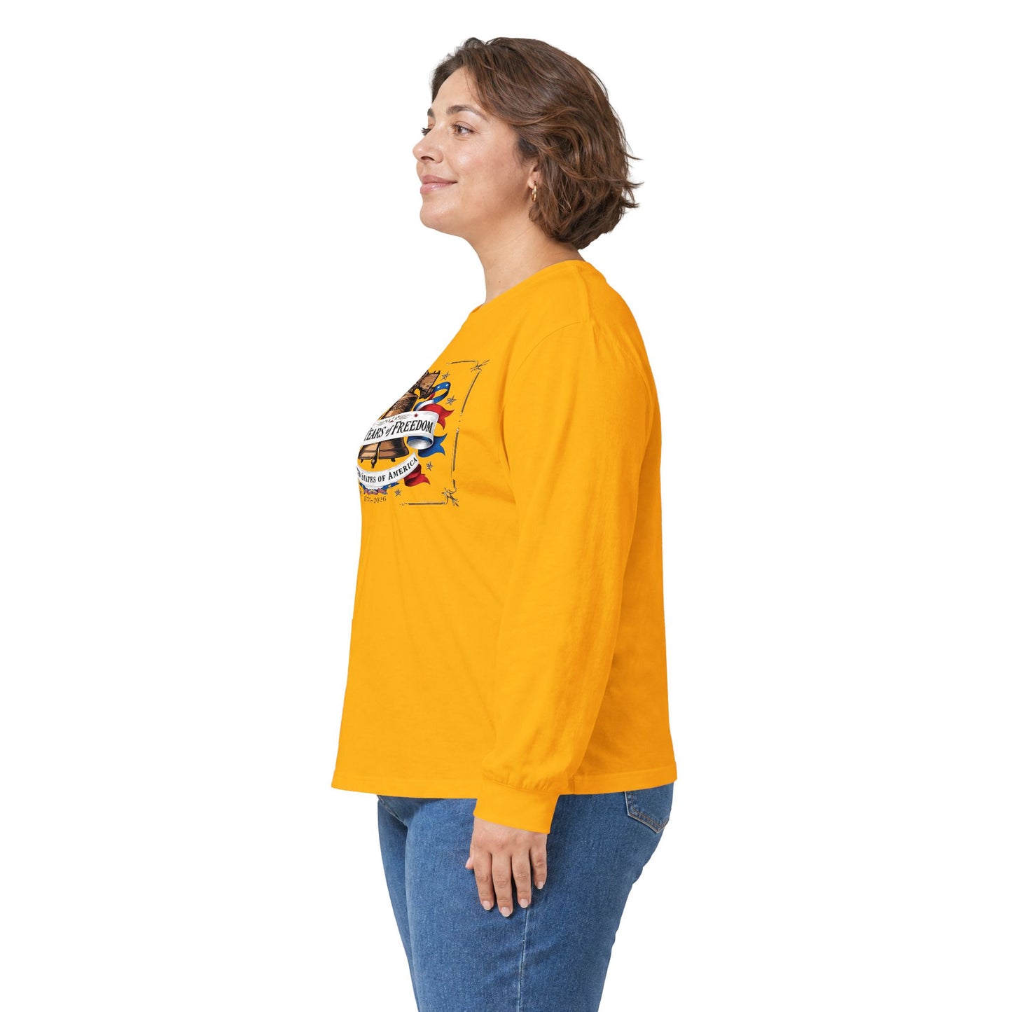 #250 250 Years of Freedom Liberty Bell Long Sleeve Tee