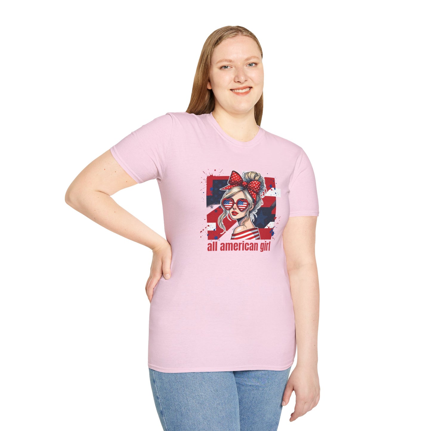 #250 All American Girl Patriotic T-Shirt
