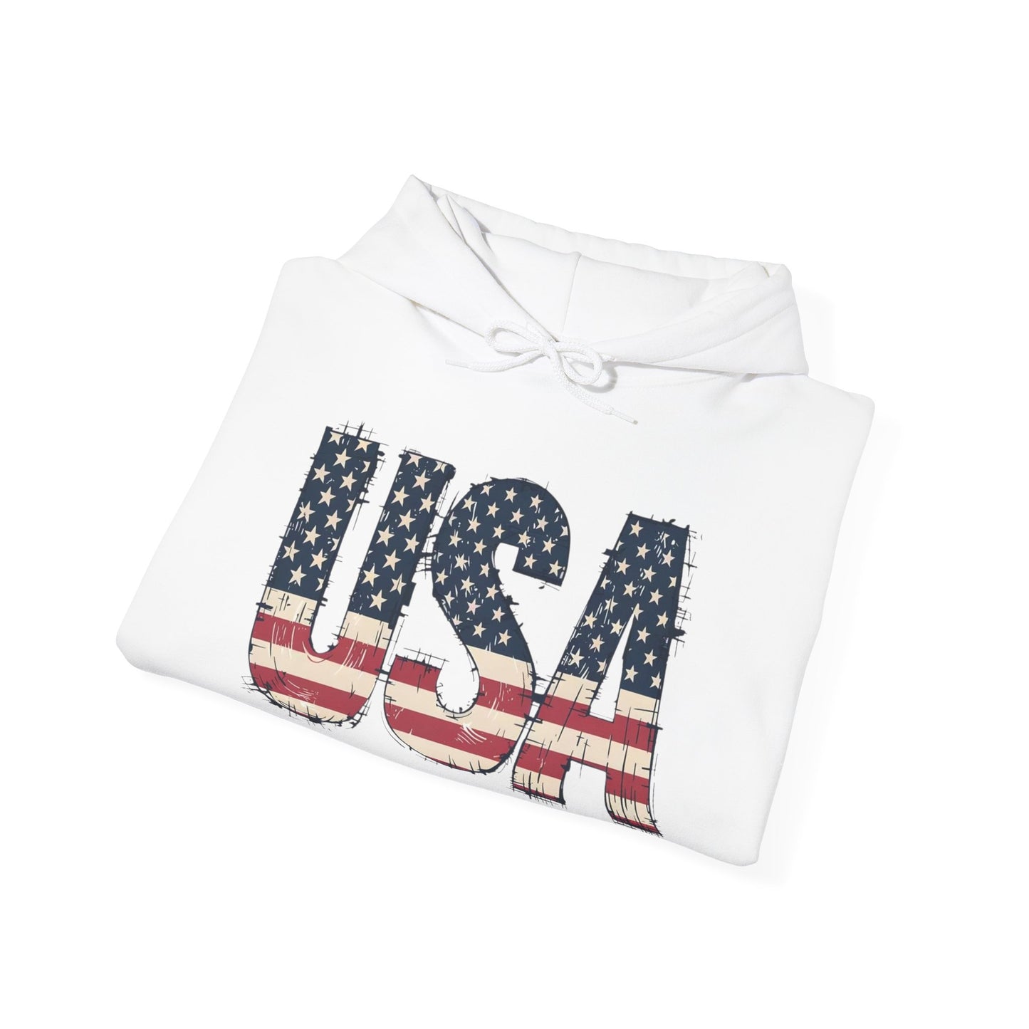 #250 USA Flag "USA Since 1776" Patriotic Hoodie