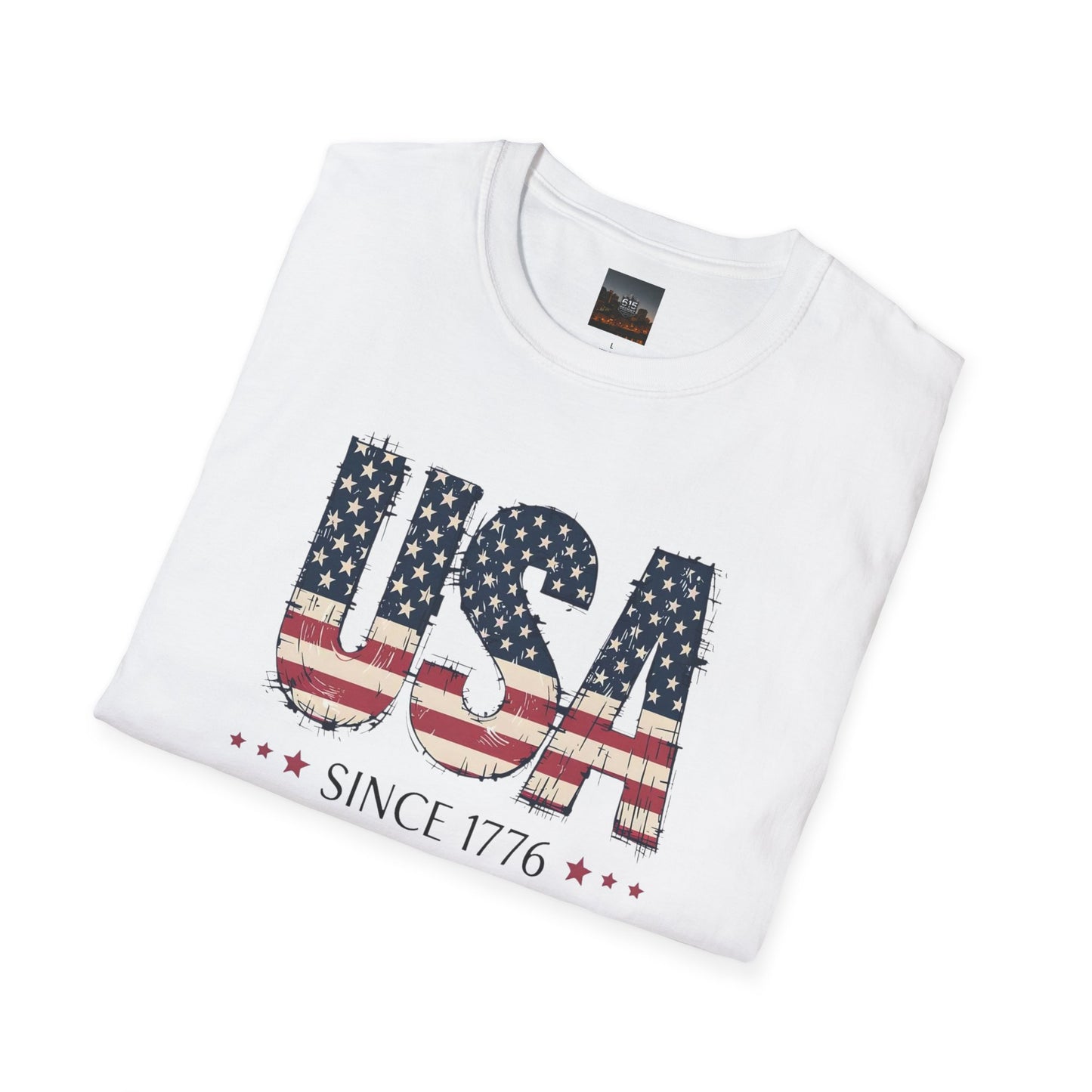 #250 USA Flag "USA Since 1776" Patriotic T-Shirt