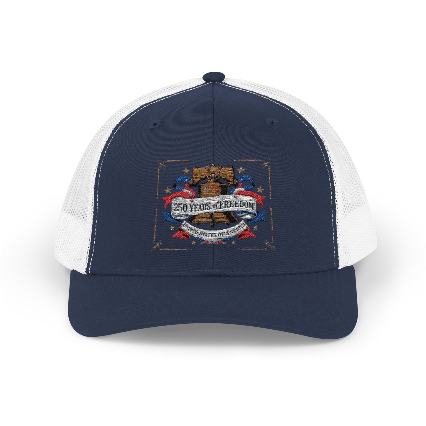 #250 250 Years of Freedom Liberty Bell Snapback Trucker Cap