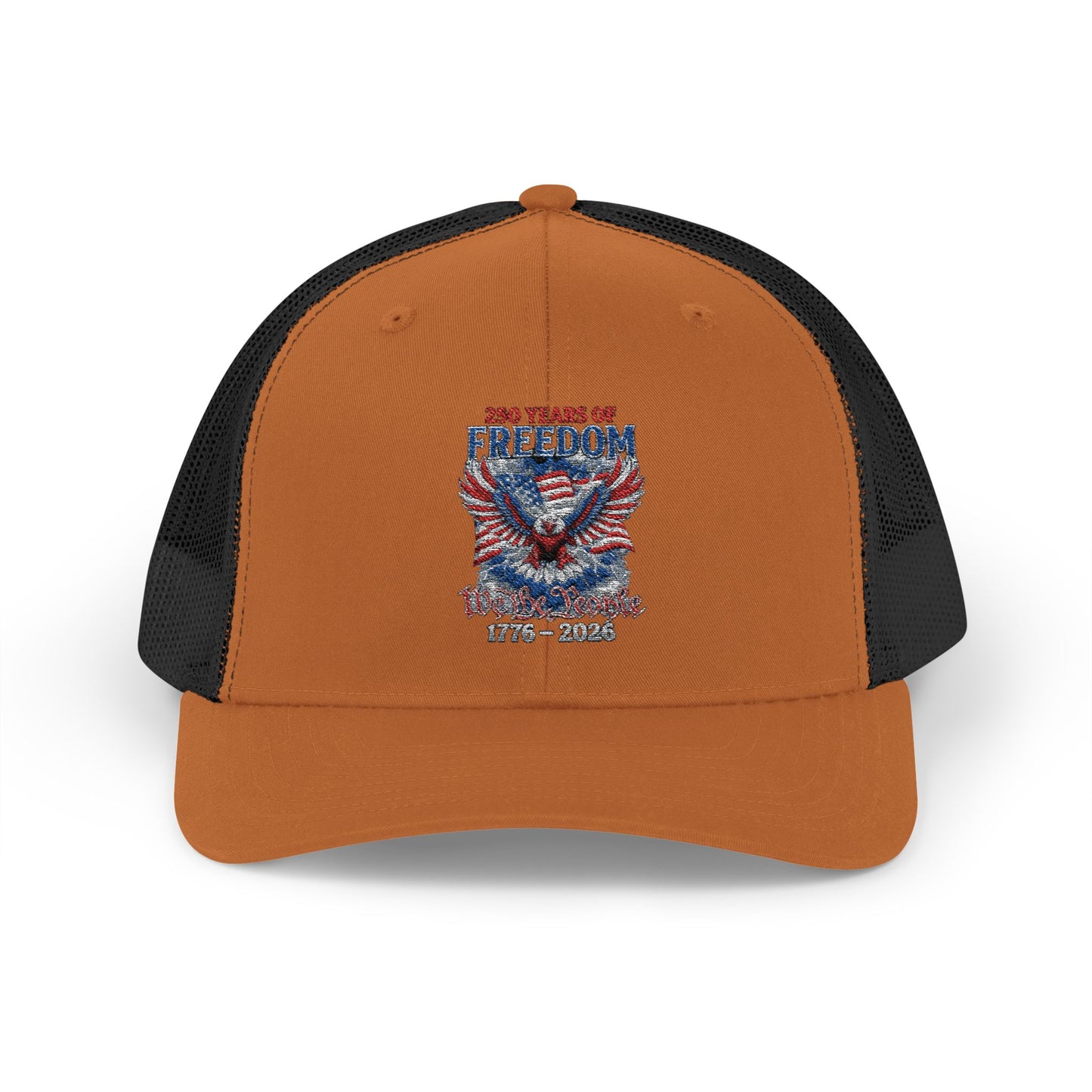 #250 250 Years of Freedom 1776–2026 Eagle Snapback Trucker Cap