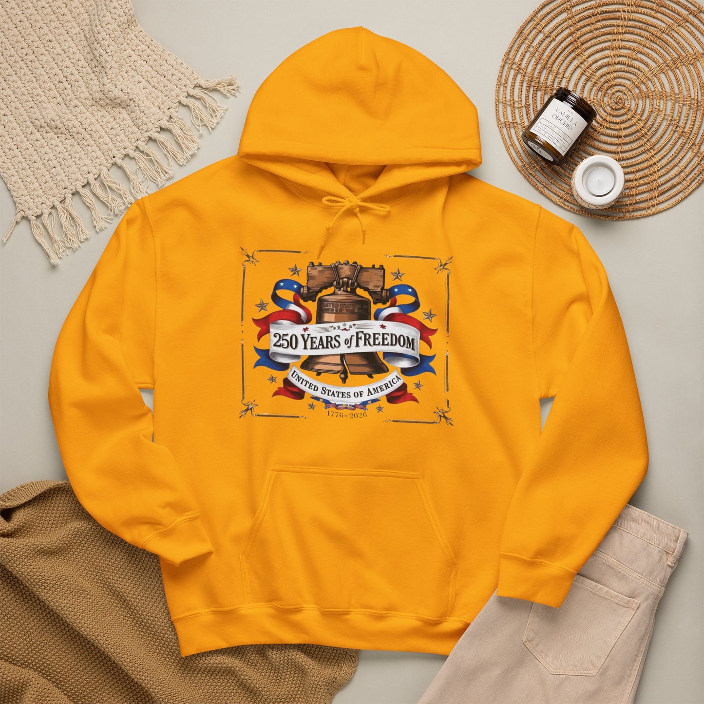 #250 250 Years of Freedom Liberty Bell Hoodie
