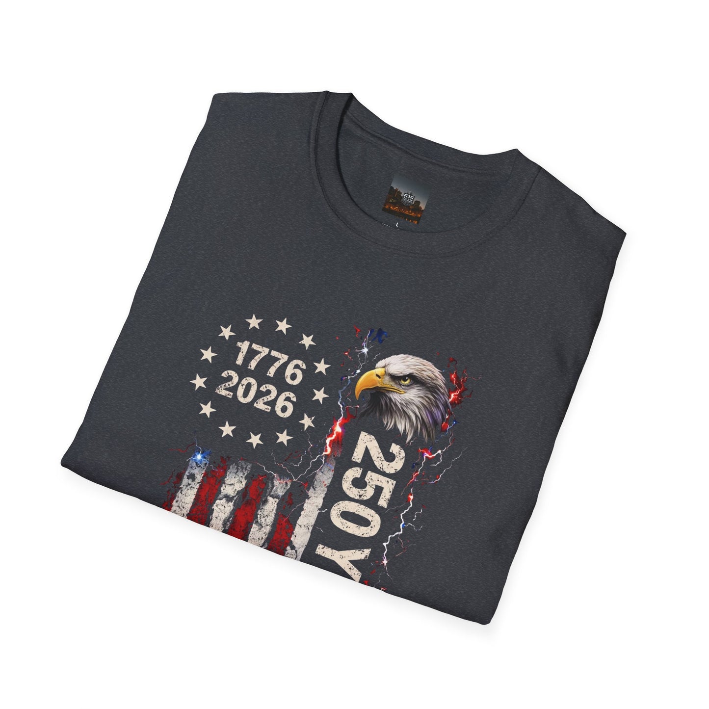 #250 1776-2026 250 Years USA Bicentennial Eagle T-Shirt