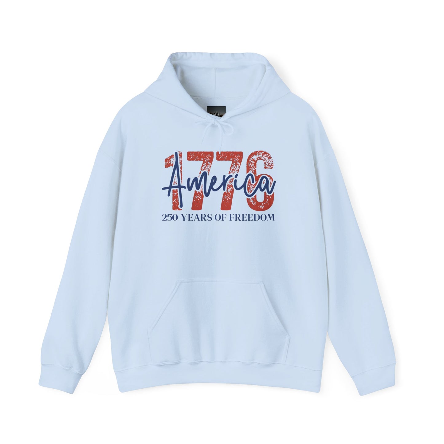 #250 1776 America: 250 Years of Freedom' Patriotic Independence Day Hoodie