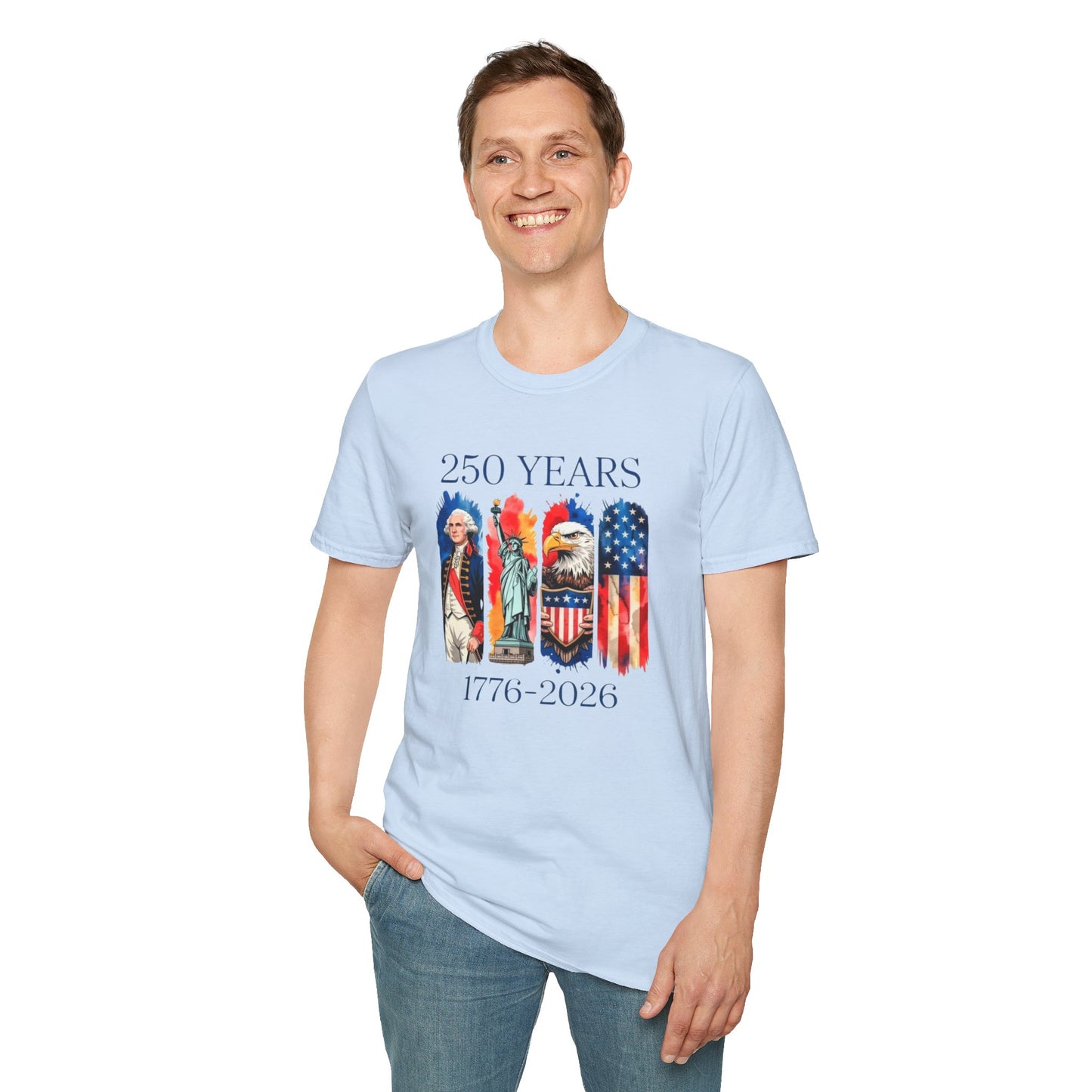 #250 250 Years American History Celebration 1776–2026 Patriotic T-Shirt