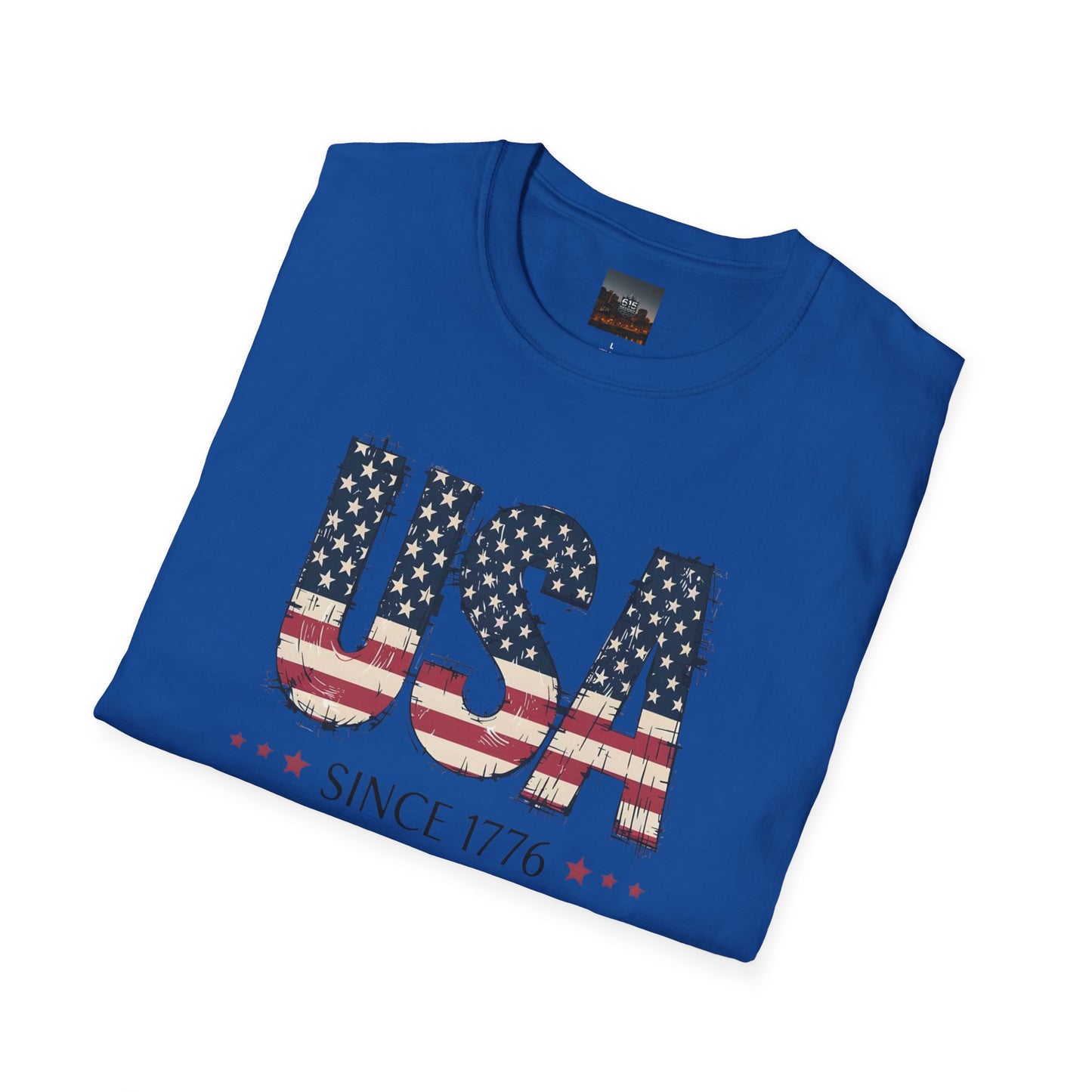 #250 USA Flag "USA Since 1776" Patriotic T-Shirt
